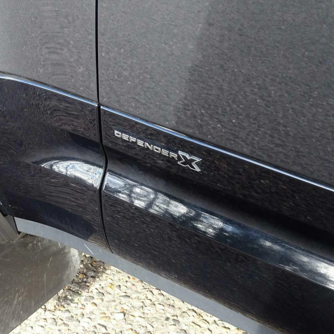 1x Genuine 'DEFENDER X' Badge for Land Rover Defender L663 - Image 4