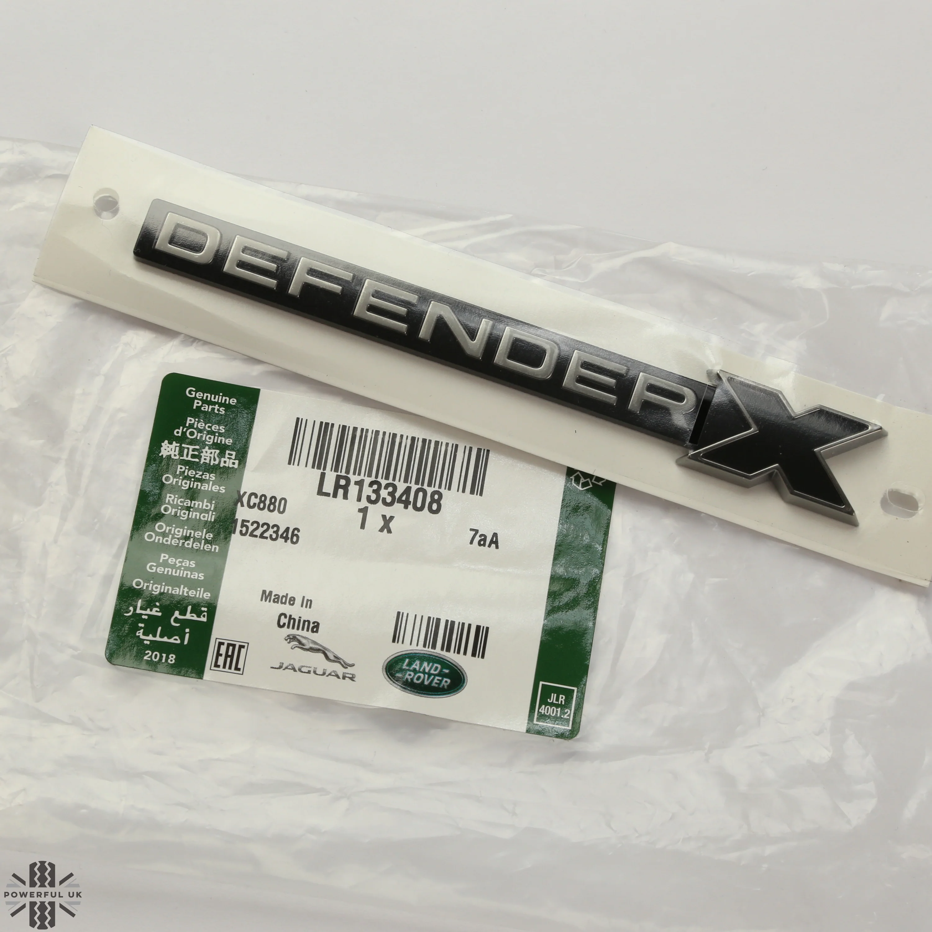 2x Genuine 'DEFENDER X' Badge for Land Rover Defender L663 - Image 5