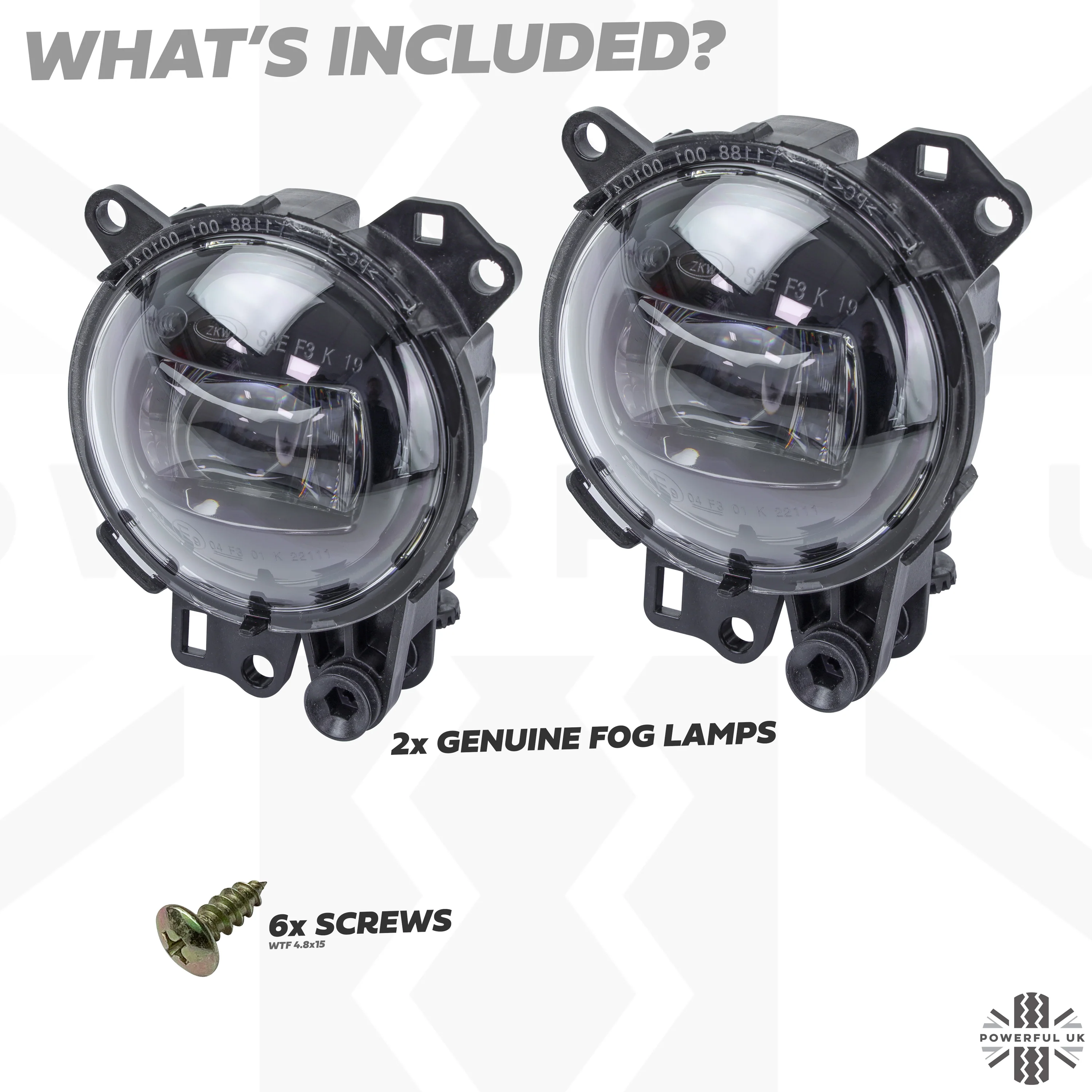 2x Genuine Fog Lamps for Land Rover Defender L663 - Image 3