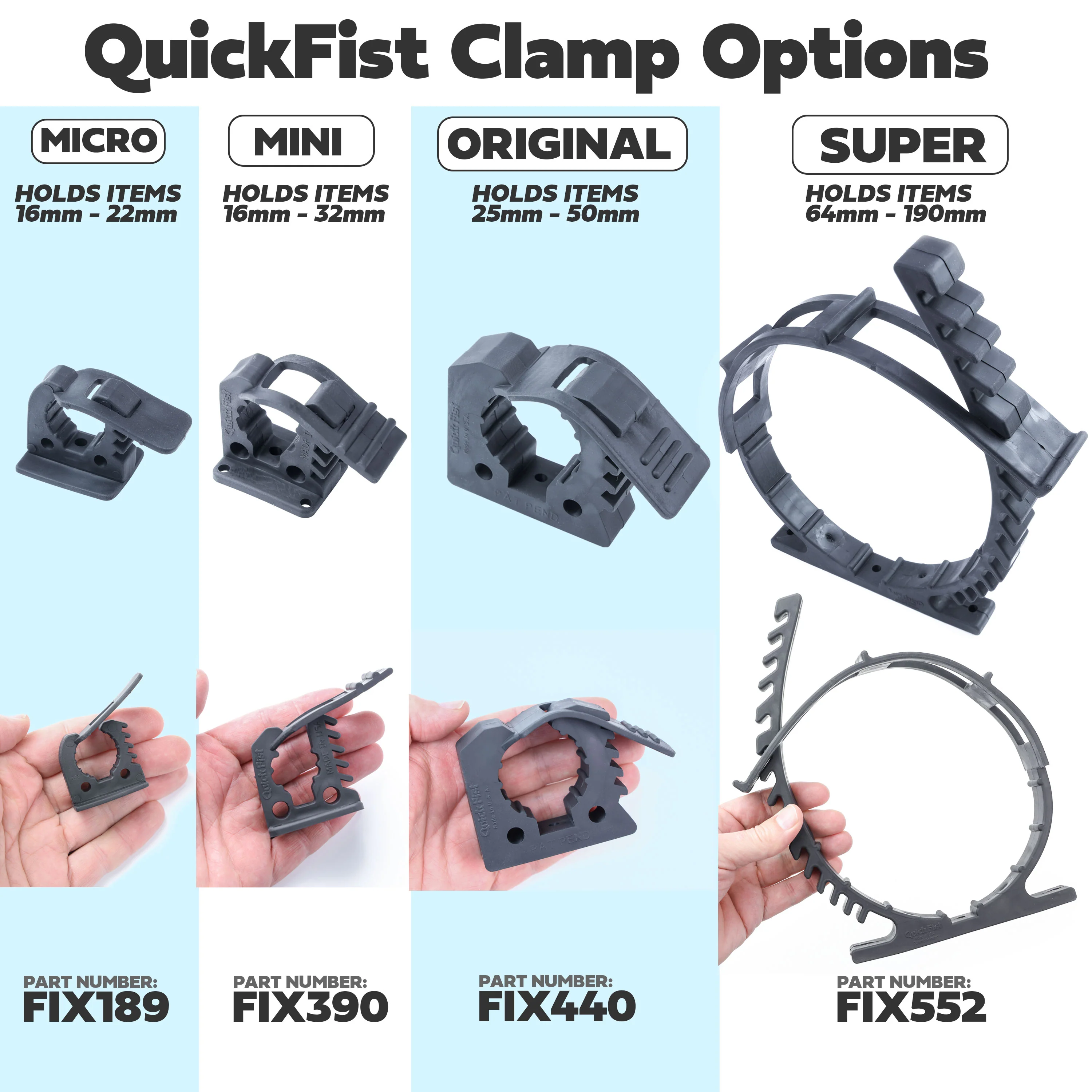 2x QuickFist Original Clamps - Image 10