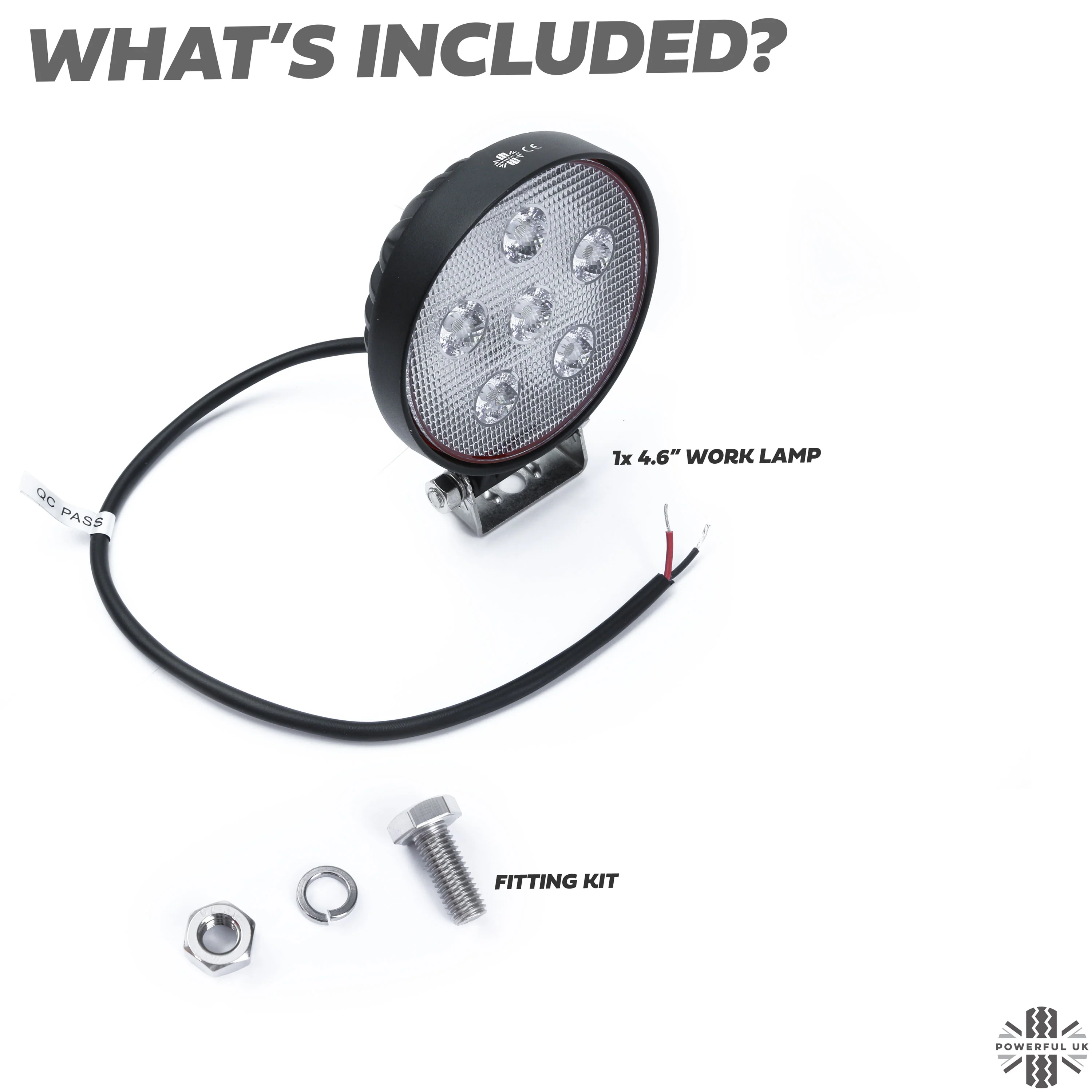 4.6" LED Round Work Light - 1pc - Image 3