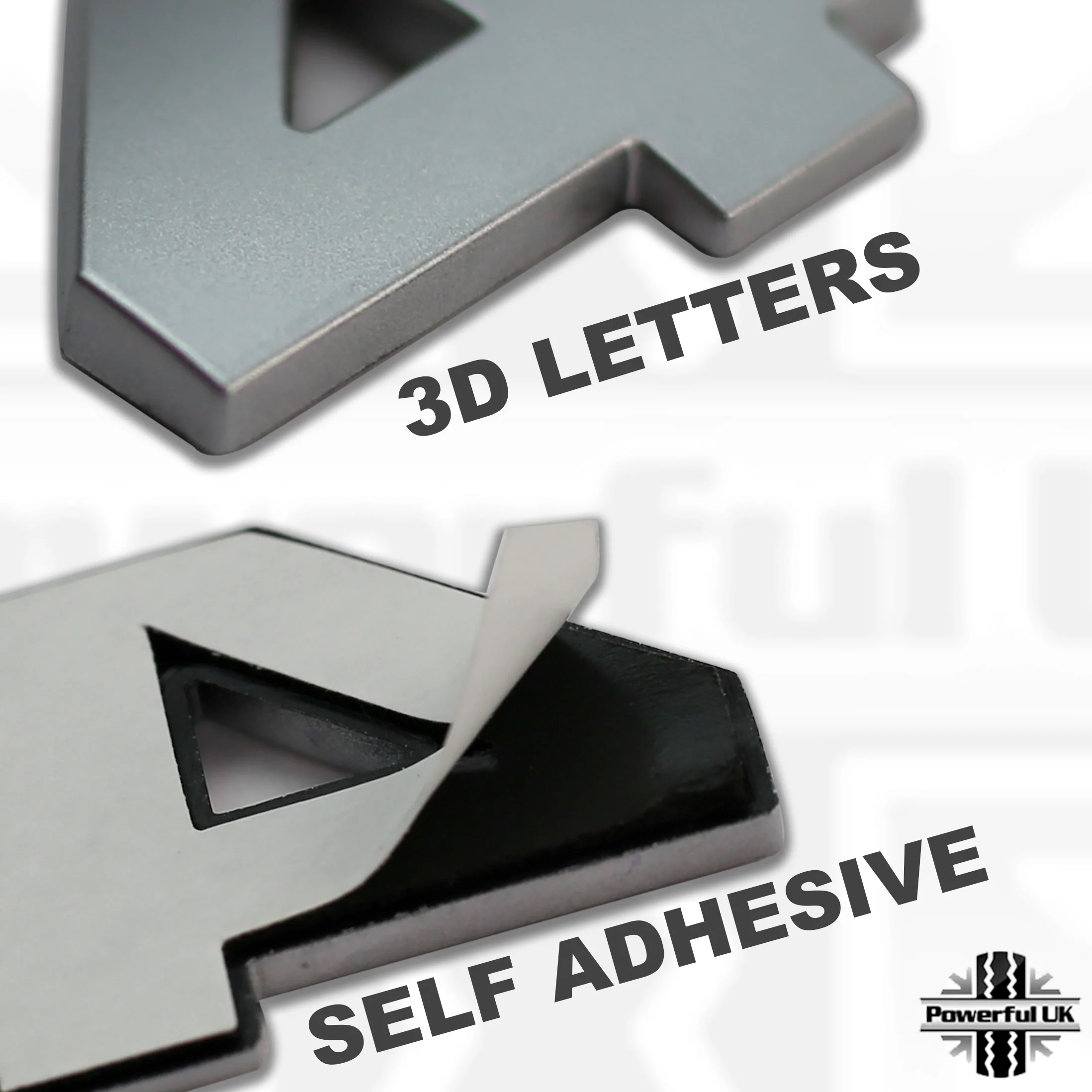 '4X4' Lettering Kit - Gloss Black - Image 3