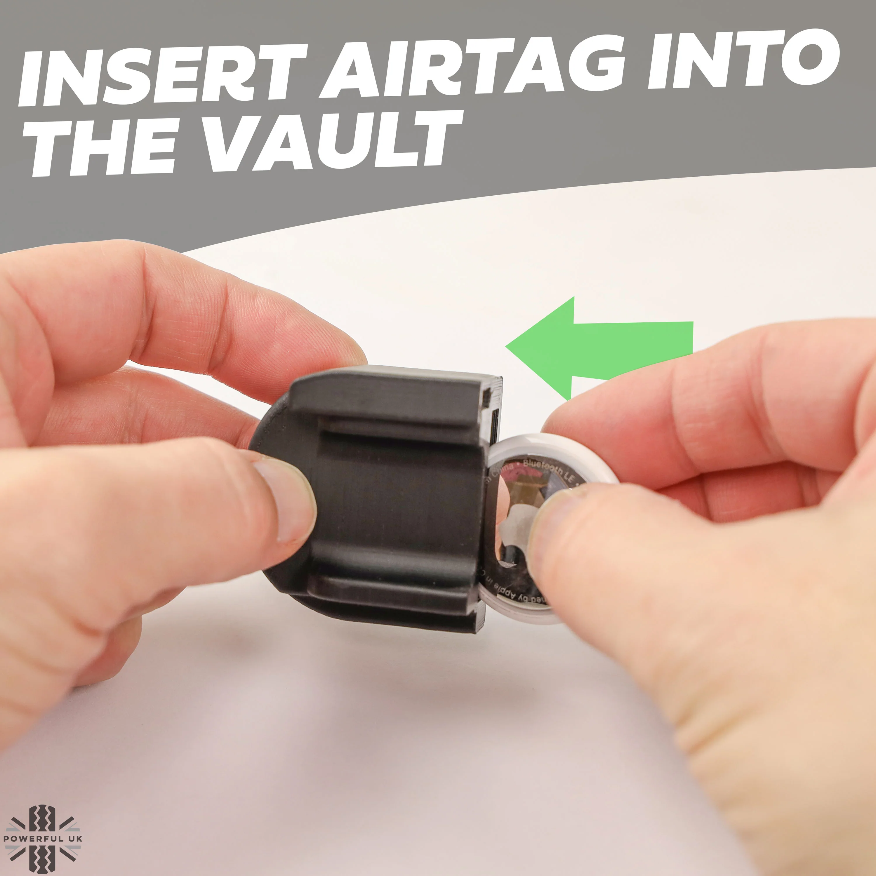 AirTag Vault / Holder for Fuel Filler Flap for Land Rover Discovery 3/4 - Image 3