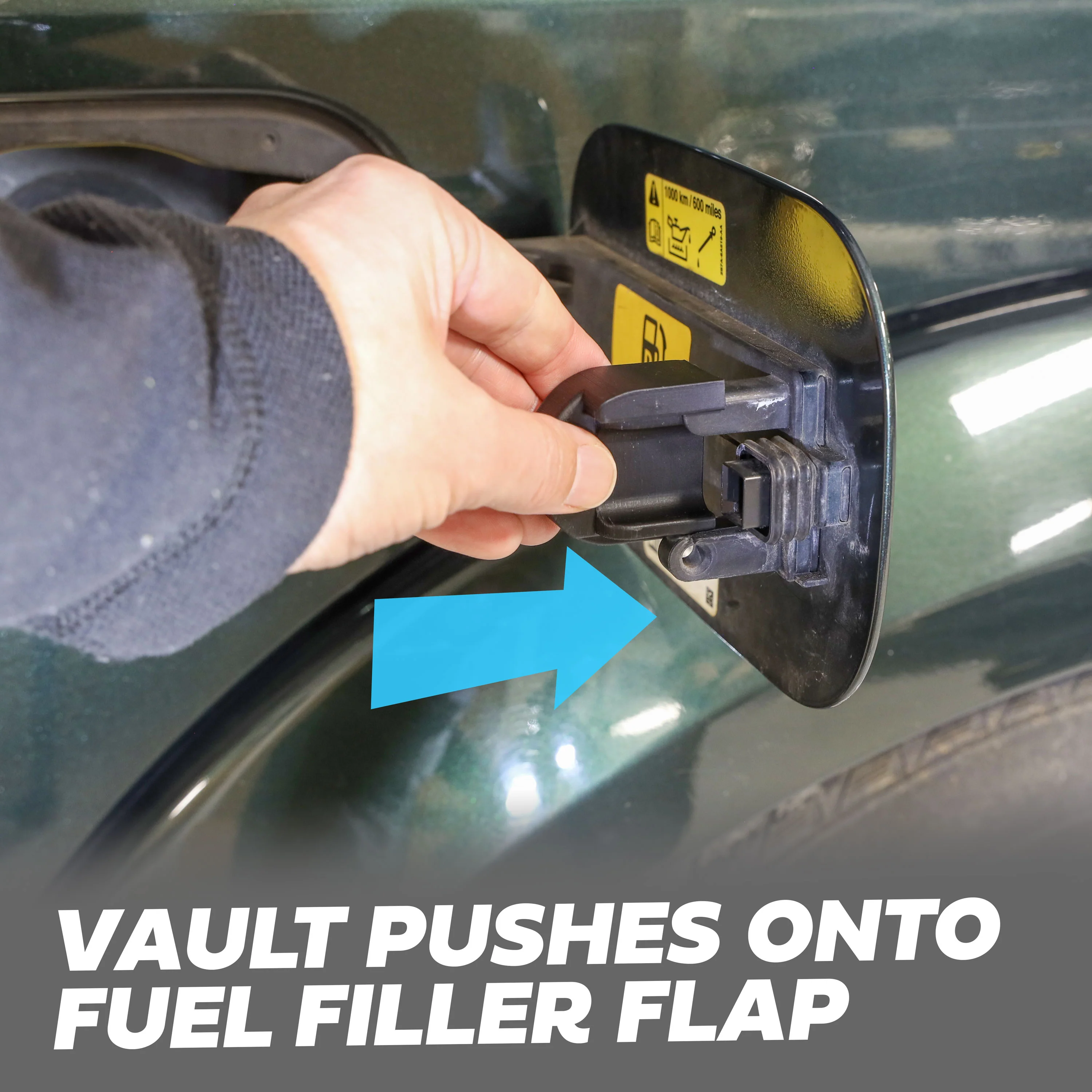 AirTag Vault / Holder for Fuel Filler Flap for Land Rover Discovery 3/4 - Image 4