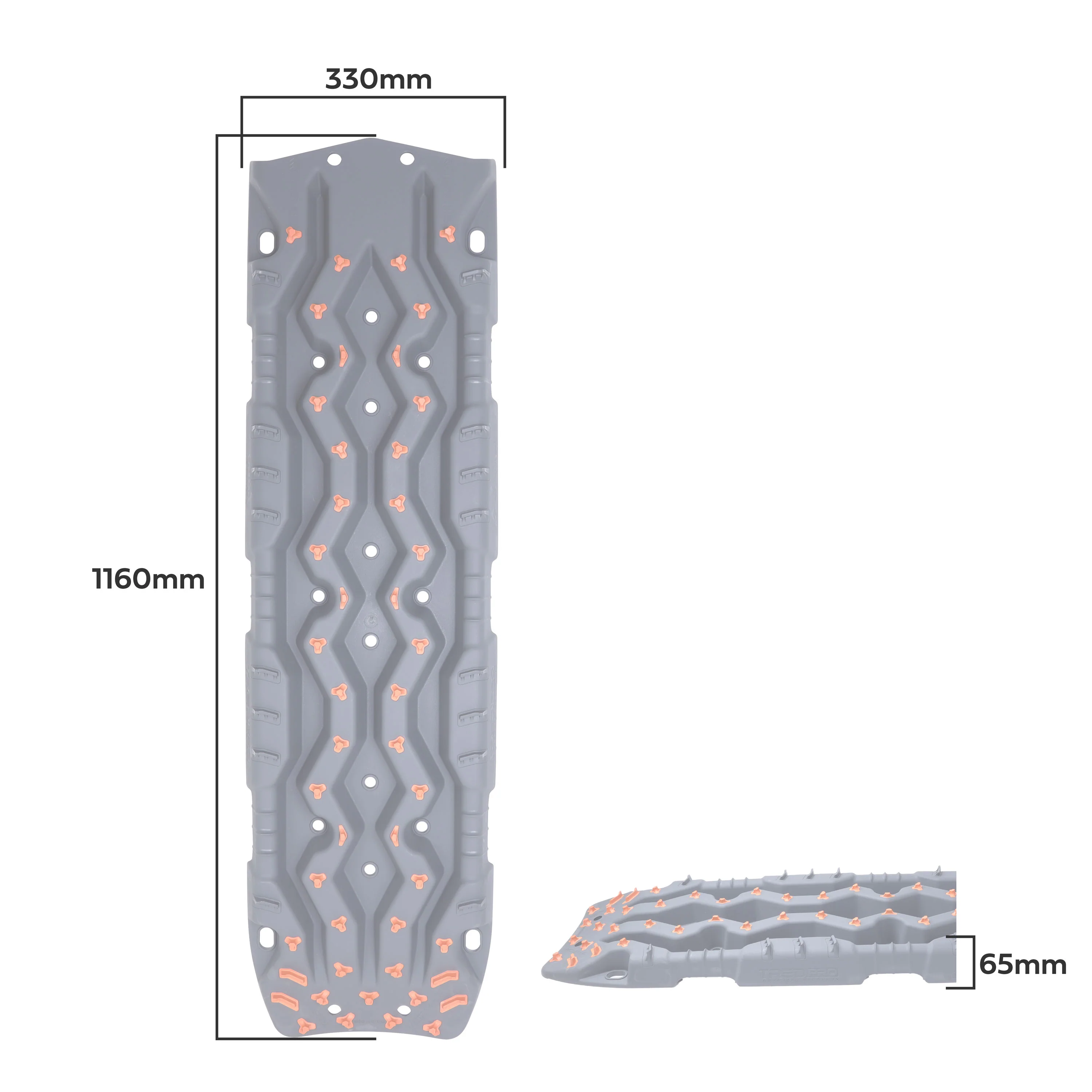 ARB x TRED PRO Recovery Boards in Grey & Orange - Twin Pack - Image 6