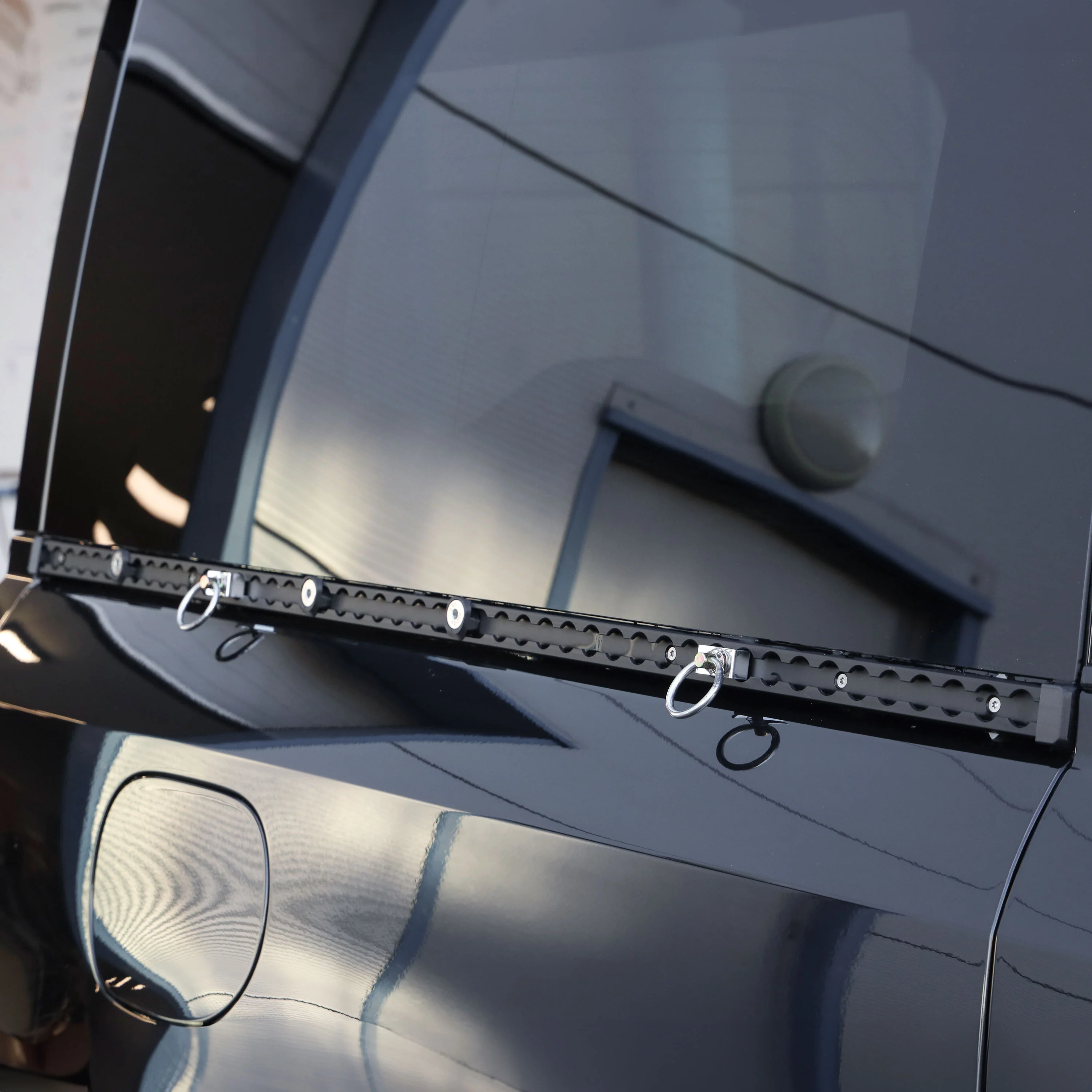 Black Anodised Utility Side Rail for Land Rover Defender L663 90 - Right Kit - Image 6