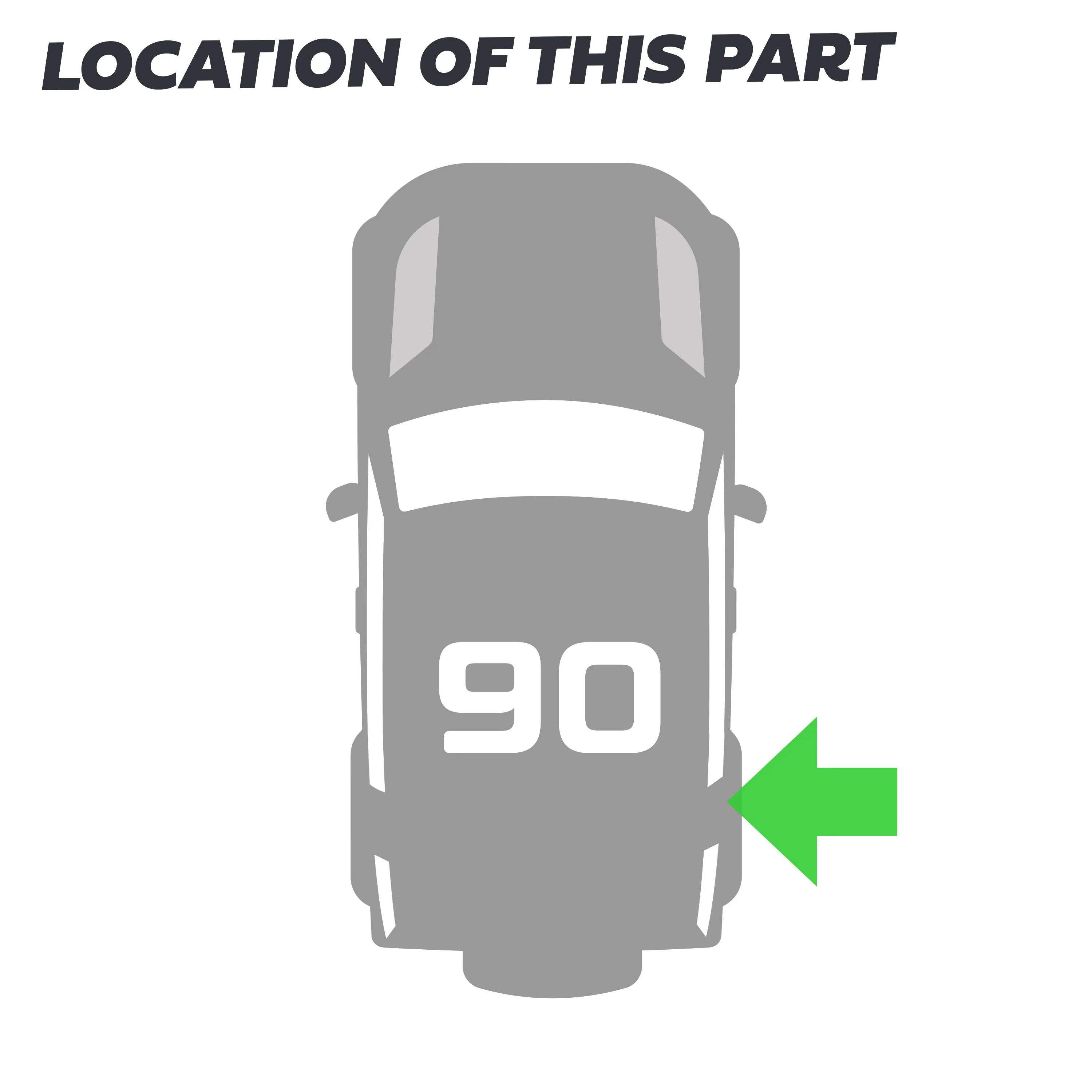 Black Anodised Utility Side Rail for Land Rover Defender L663 90 - Right Kit - Image 8