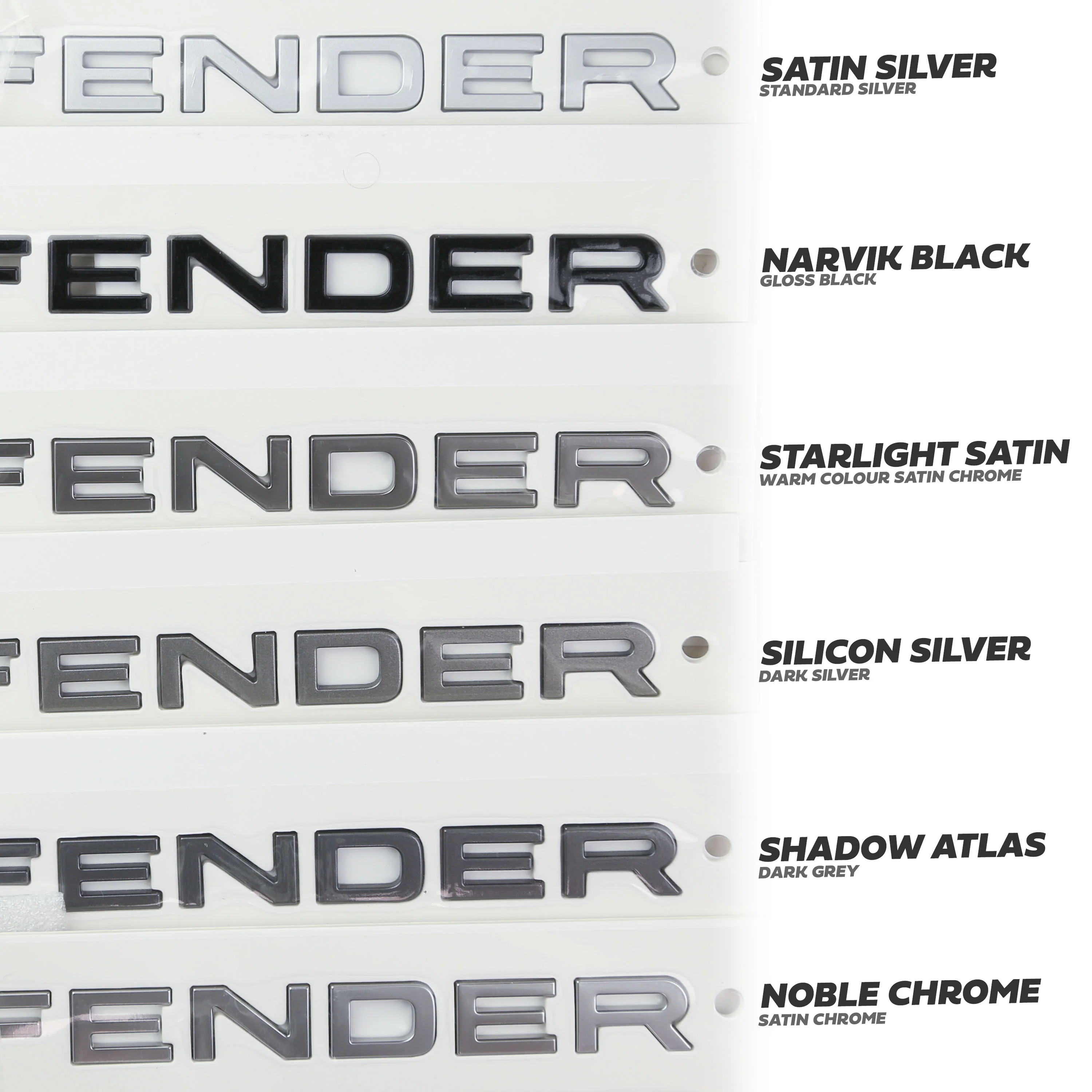 Bonnet Lettering - Narvik Black - for Land Rover Defender L663 - Image 8