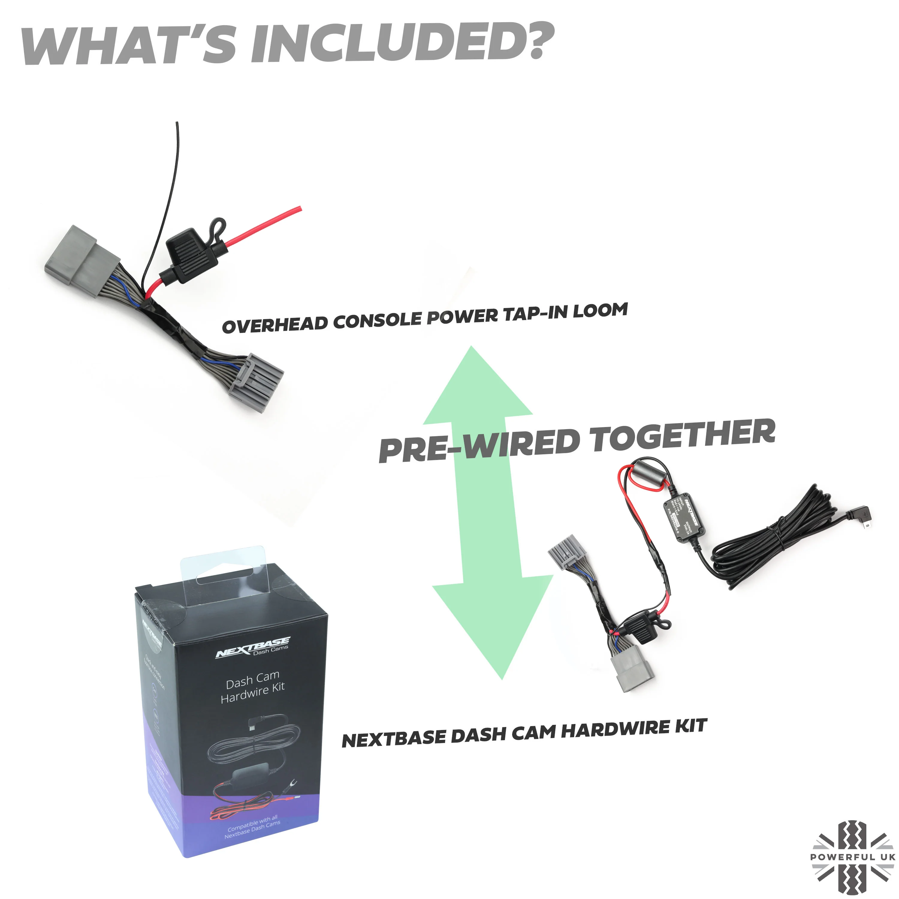 Dash Cam Overhead Console Wiring Kit - Nextbase Hardwire Kit For Defender L663 - Image 4