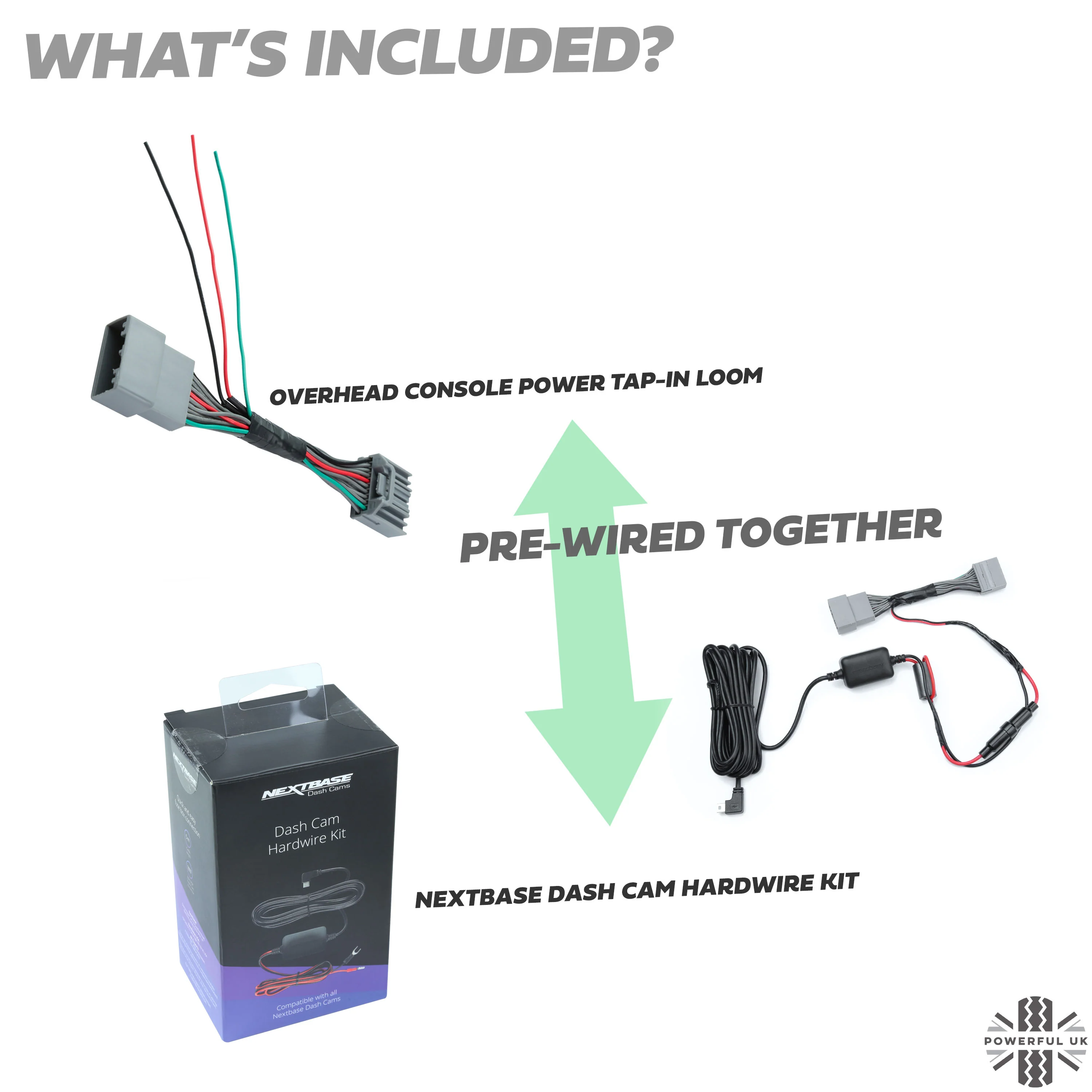 Dash Cam Overhead Console Wiring Kit - Nextbase Hardwire Kit For Range Rover L460 - Image 9