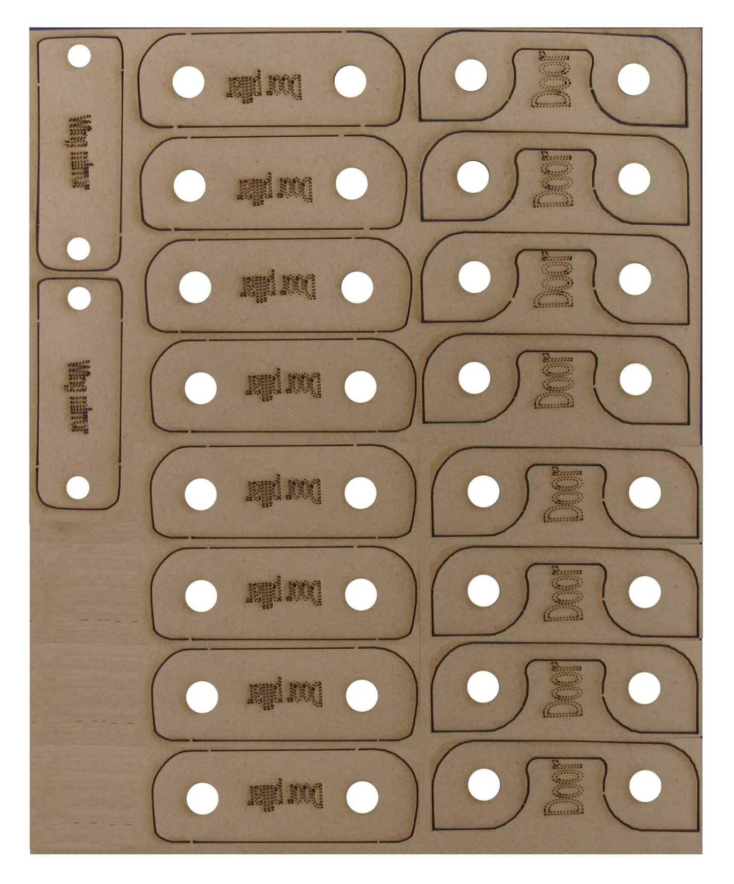 Door Hinge Kit - Brushed Stainless Steel - 4 Door - for Land Rover Defender - Image 6