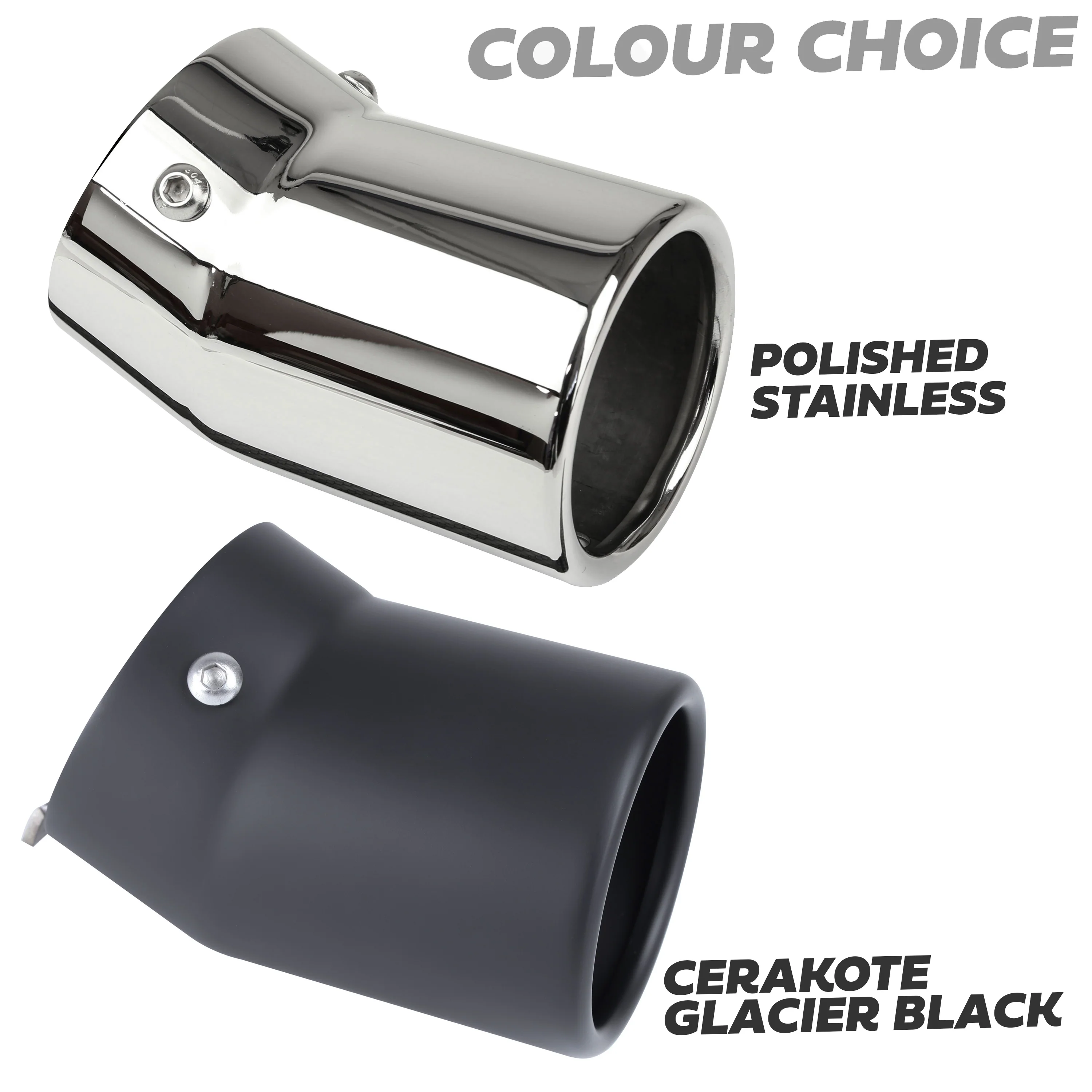 Exhaust Tips for Land Rover Defender L663 (for 65mm exhaust) - Stainless - Image 10