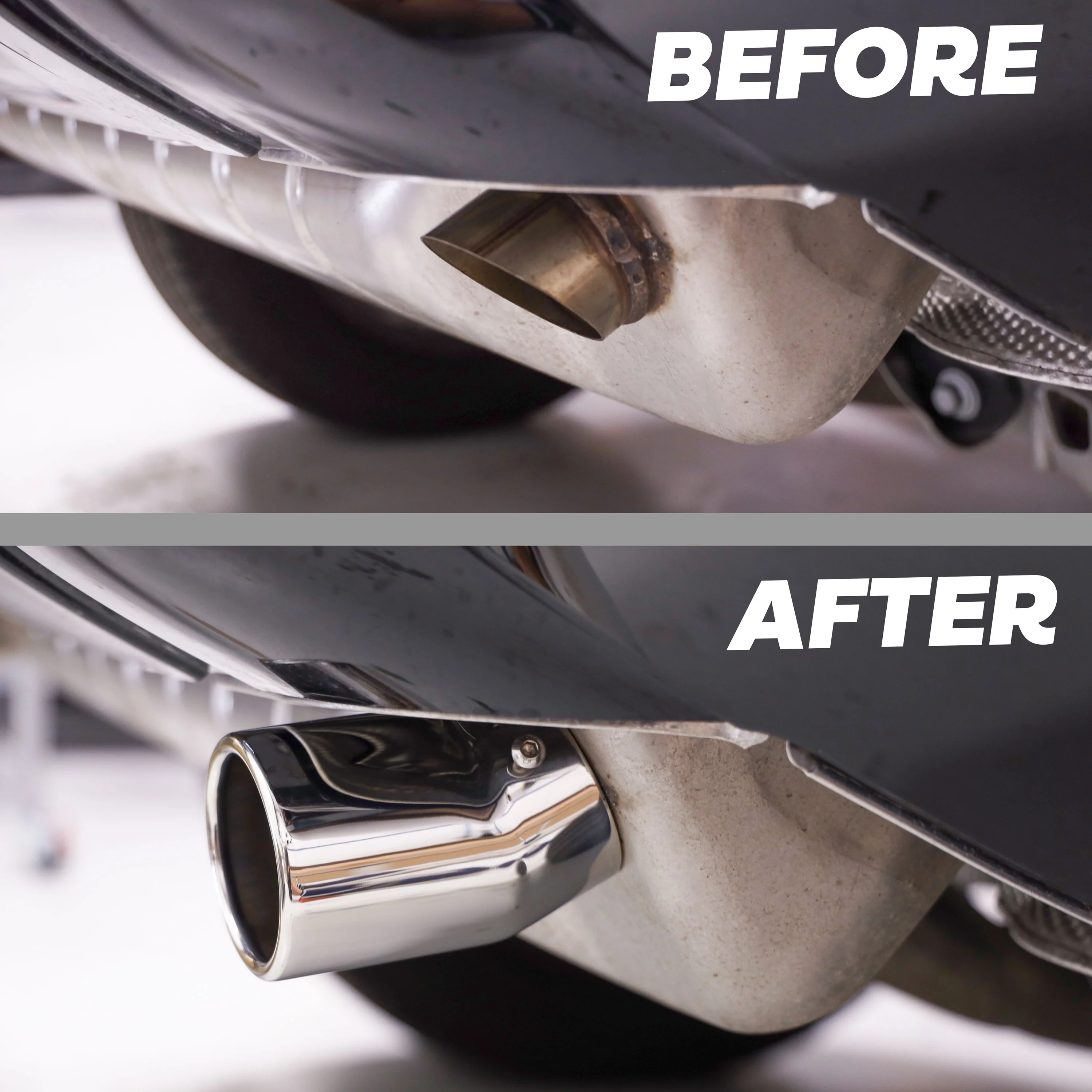 Exhaust Tips for Land Rover Defender L663 (for 65mm exhaust) - Stainless - Image 6