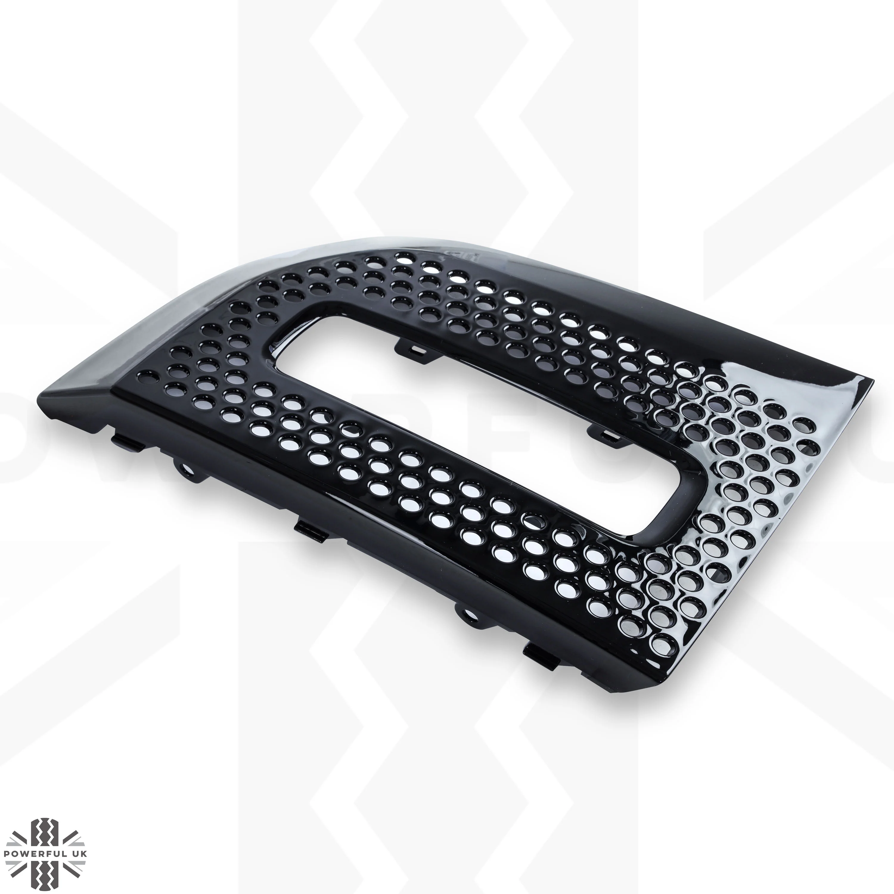 Fog Lamp Surround Grille for Land Rover Defender L663 - Gloss Black - PAIR - Image 6