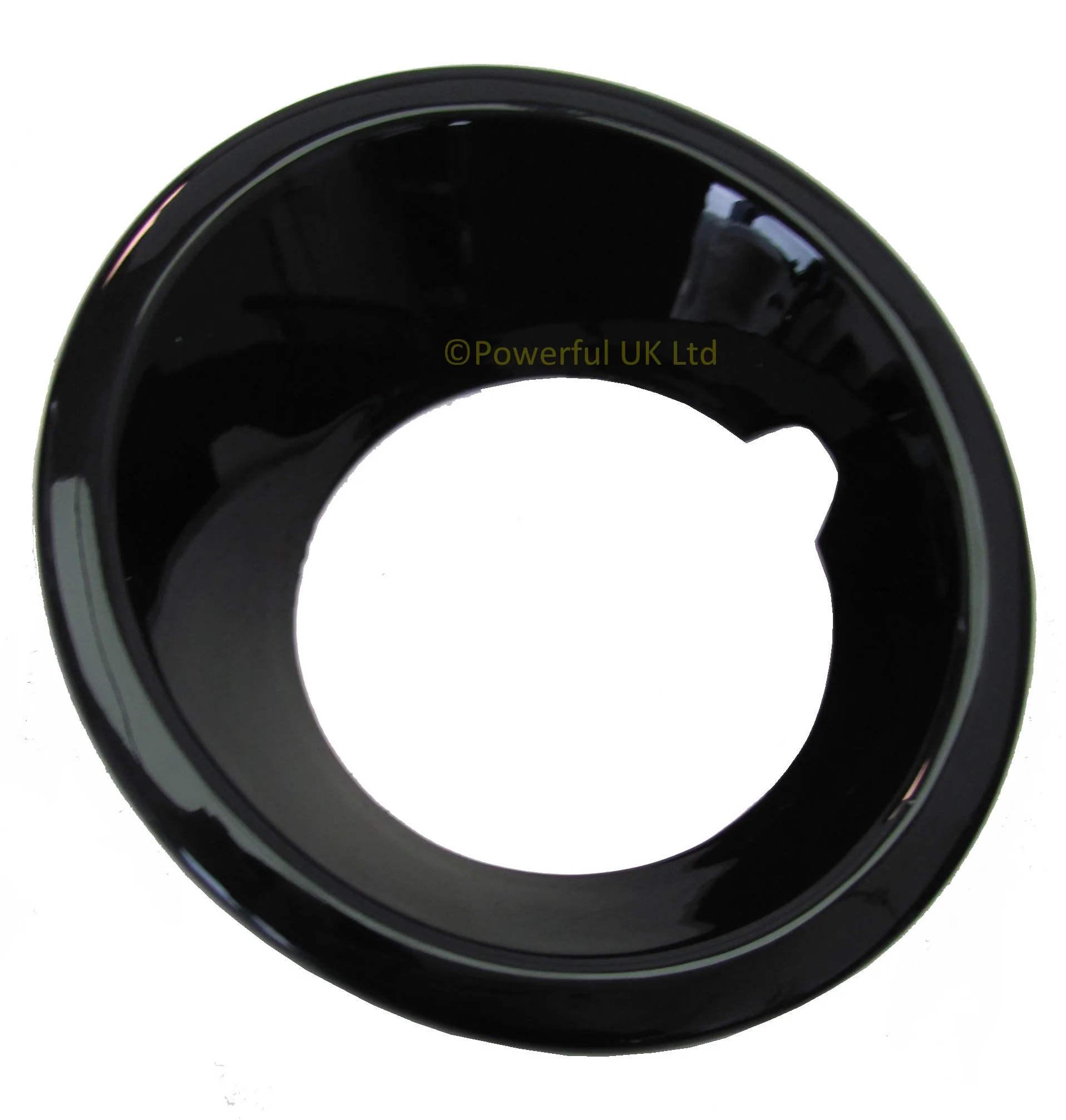 Front Bumper Fog Lamp Bezels - Gloss Black - For Land Rover Discovery 3 - PAIR - Image 4