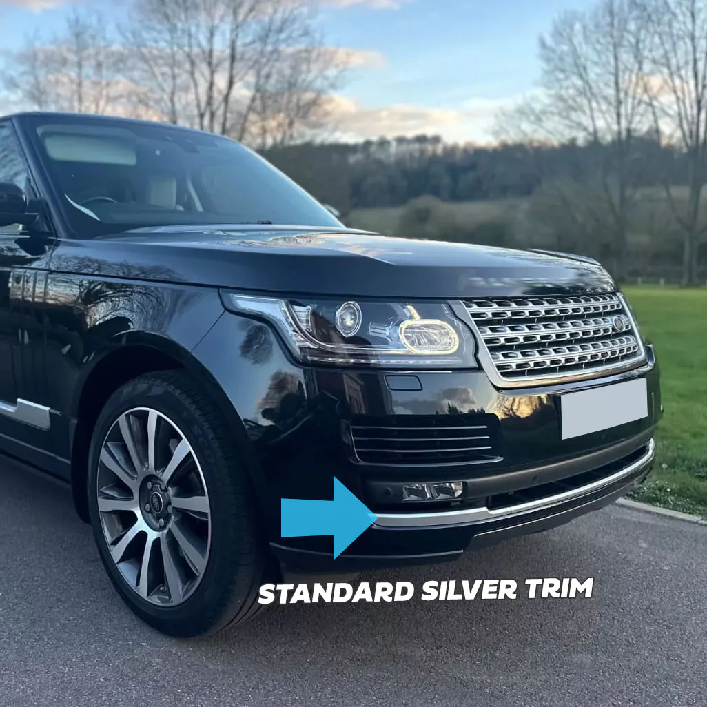 Front Bumper Lower Trim for Range Rover L405 - Gloss Black - Image 4