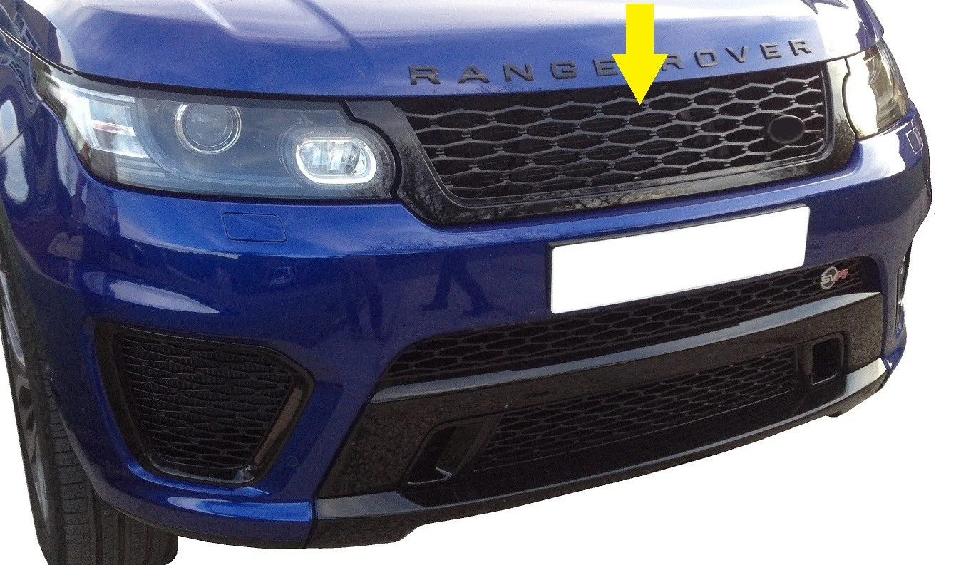 Front Grille - Gloss Black for Range Rover Sport SVR - Image 3