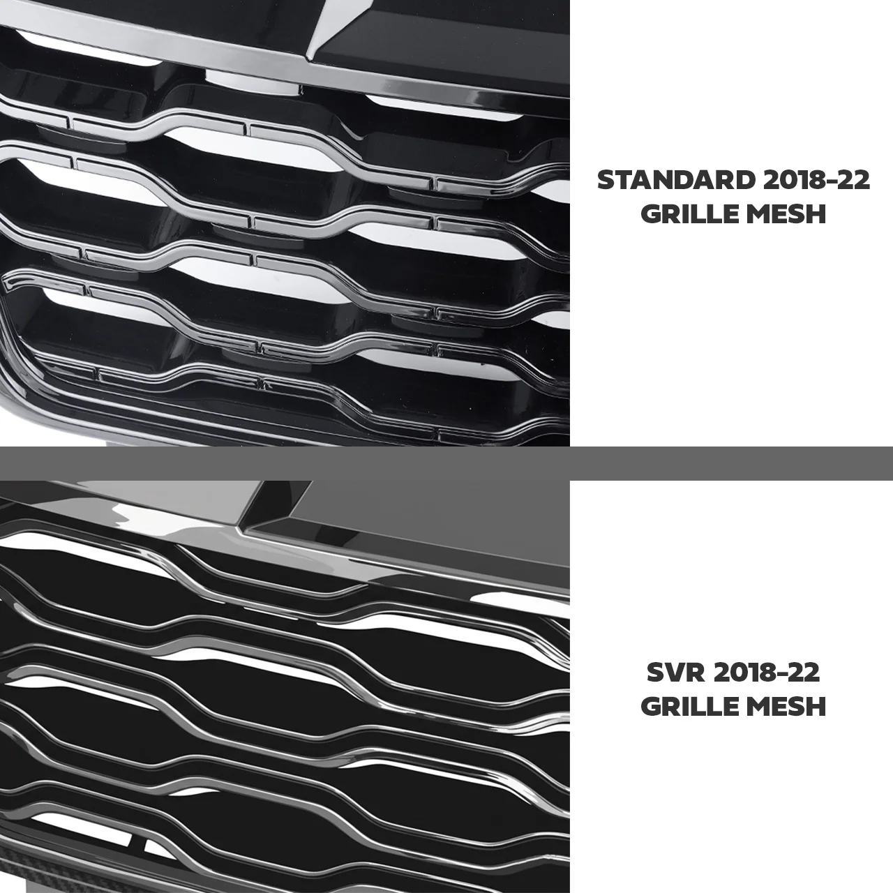 Front Grille in Gloss Black for Range Rover Sport L494 2018-22 - Image 7