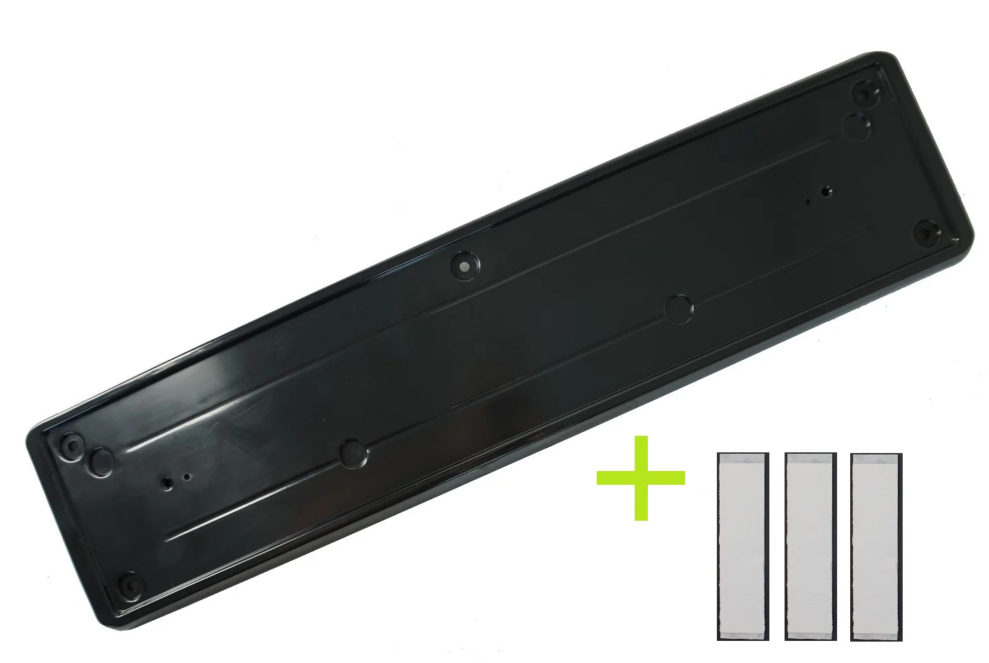 Front Number Plate Plinth for Land Rover Defender L663 - Black - Image 9