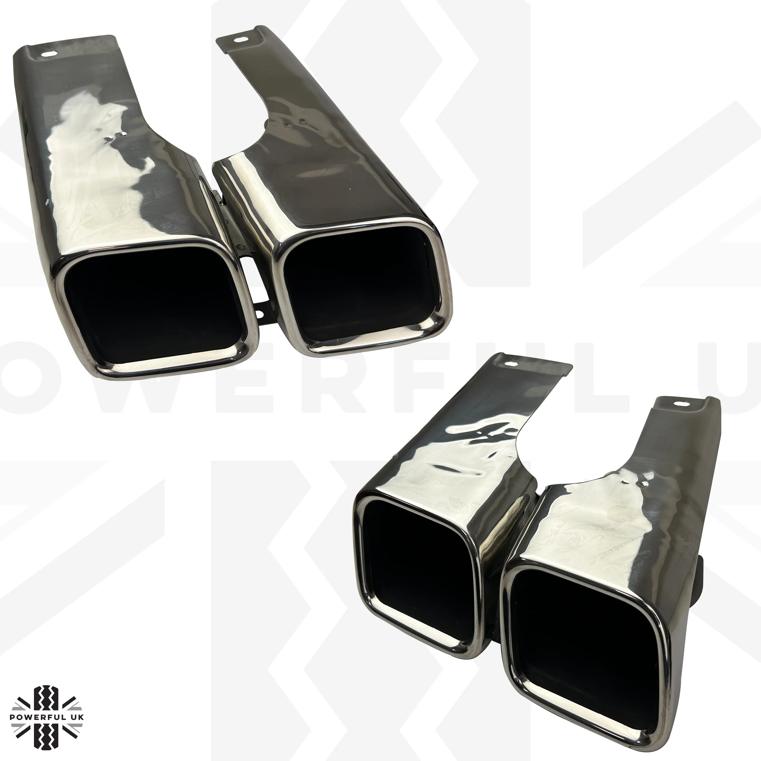 Genuine SVO Rear Quad Dummy Exhaust Tips for Range Rover L405 - Image 3