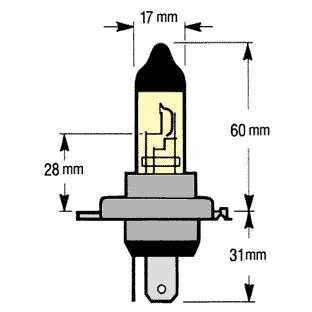 H4 Halogen Headlight Bulbs - 60W/55W Ultra-White - PAIR for Land Rover Discovery 1 & 2 - Image 4