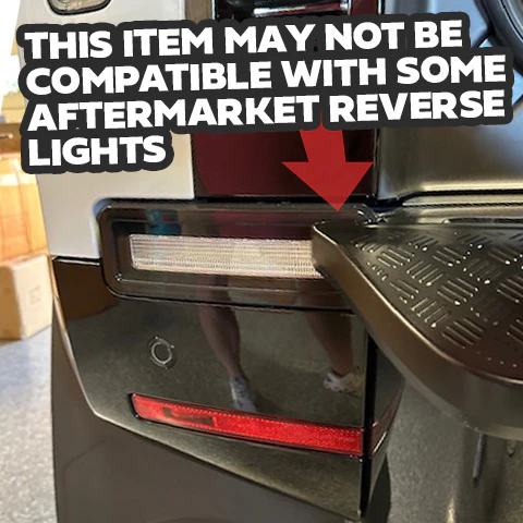 HSX Extended Rear Bumper Cover for Land Rover Defender L663 - Satin Black - Image 9