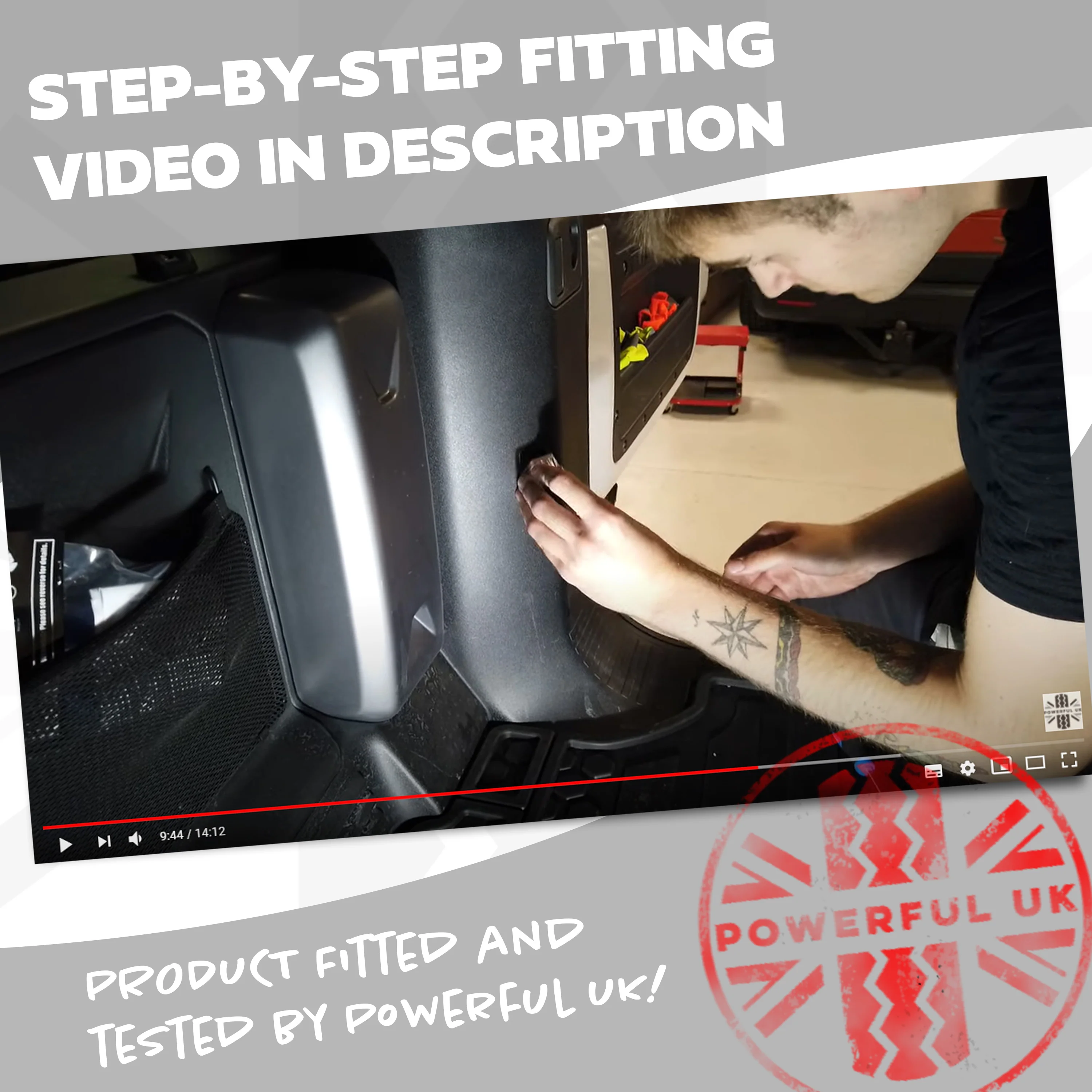 LED Interior Footwell + Boot KIT  White + Red + Blue Ambient for New Defender L663 - Image 5