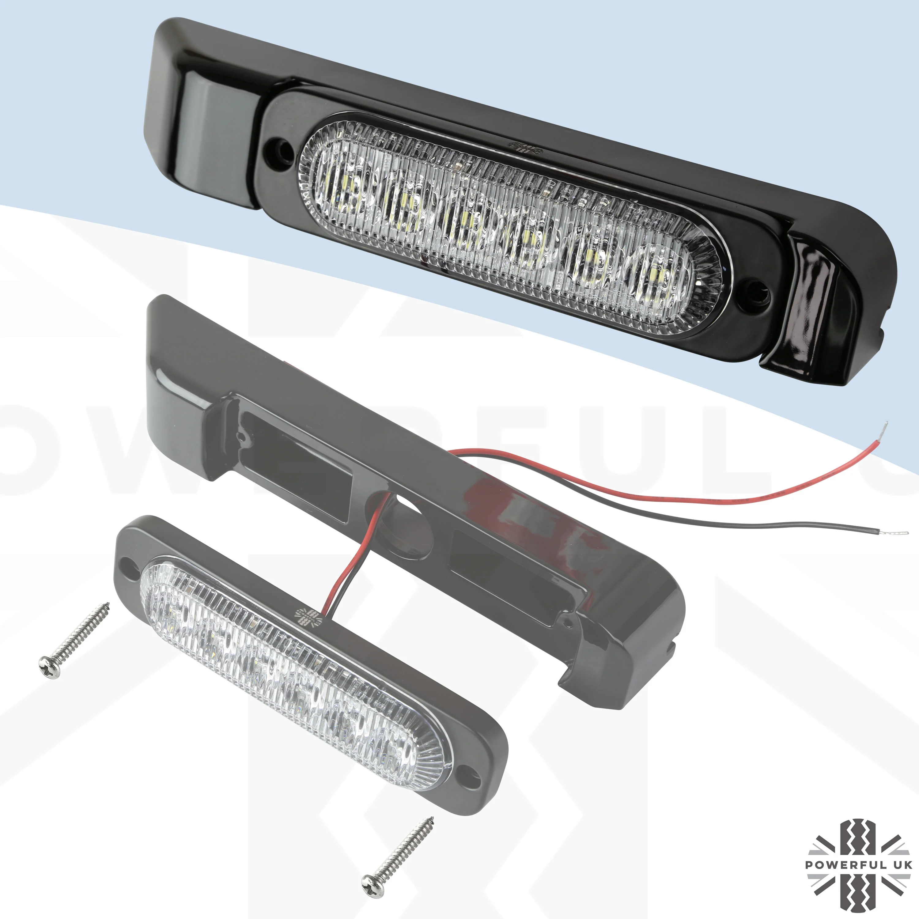 LED Reverse light upgrade kit for Land Rover Defender L663 - All White - Image 4