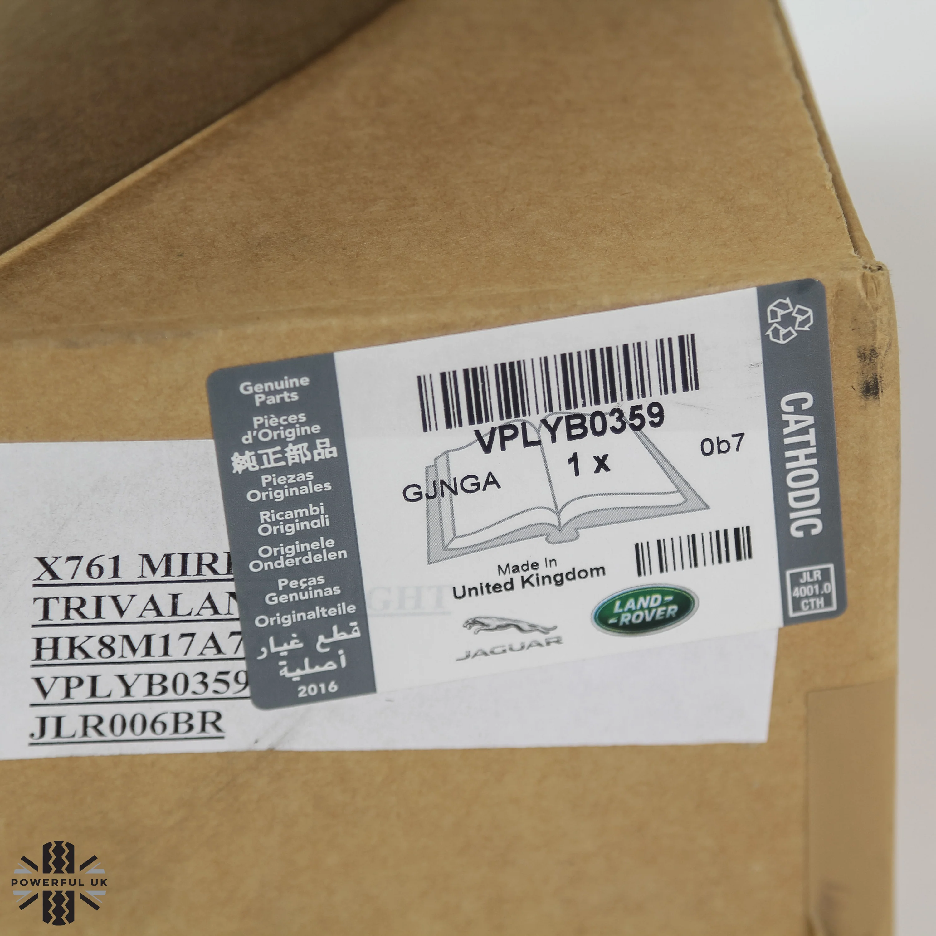 Mirror Caps - Genuine - Chrome for Jaguar E-Pace - Image 7