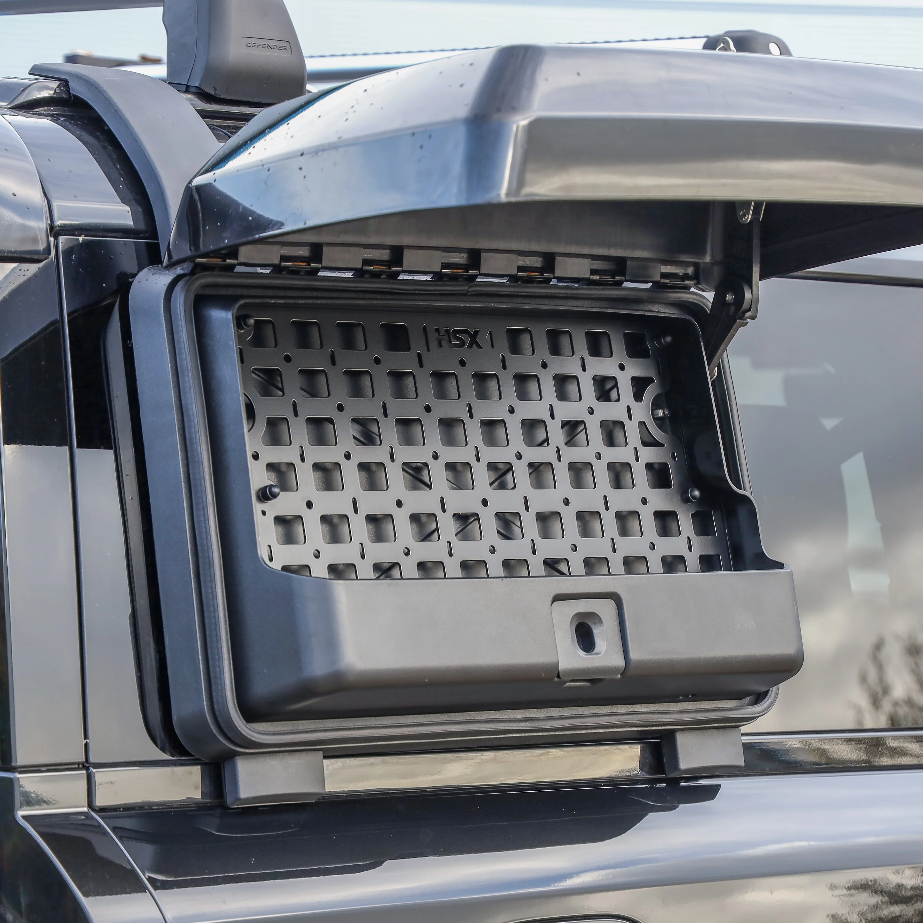 Molle Plate for Side Gear Box for Land Rover Defender L663 - Black or Green - Image 4