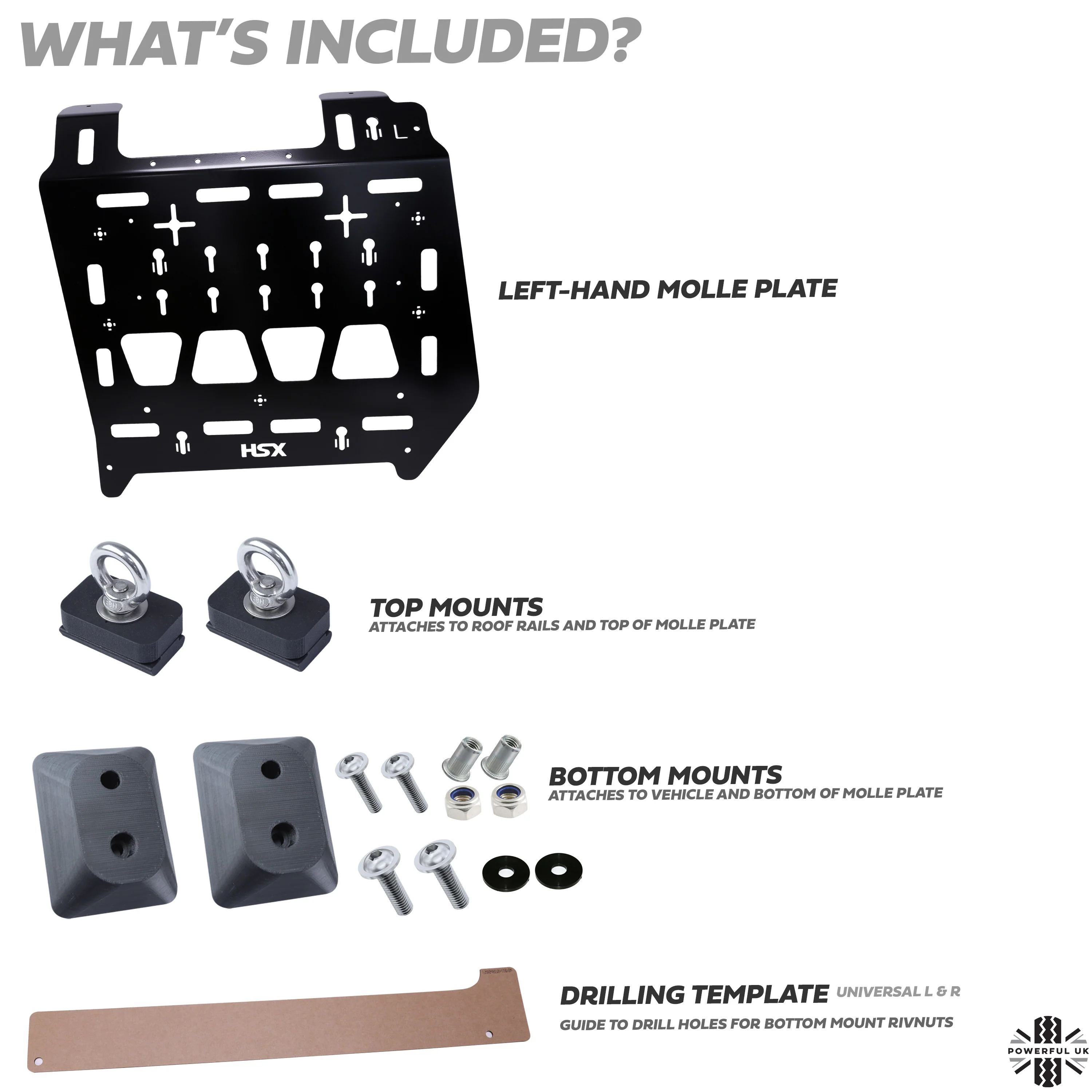 Molle Plate Kit - Mix Design - LH - for Land Rover Discovery 3/4 - Image 3