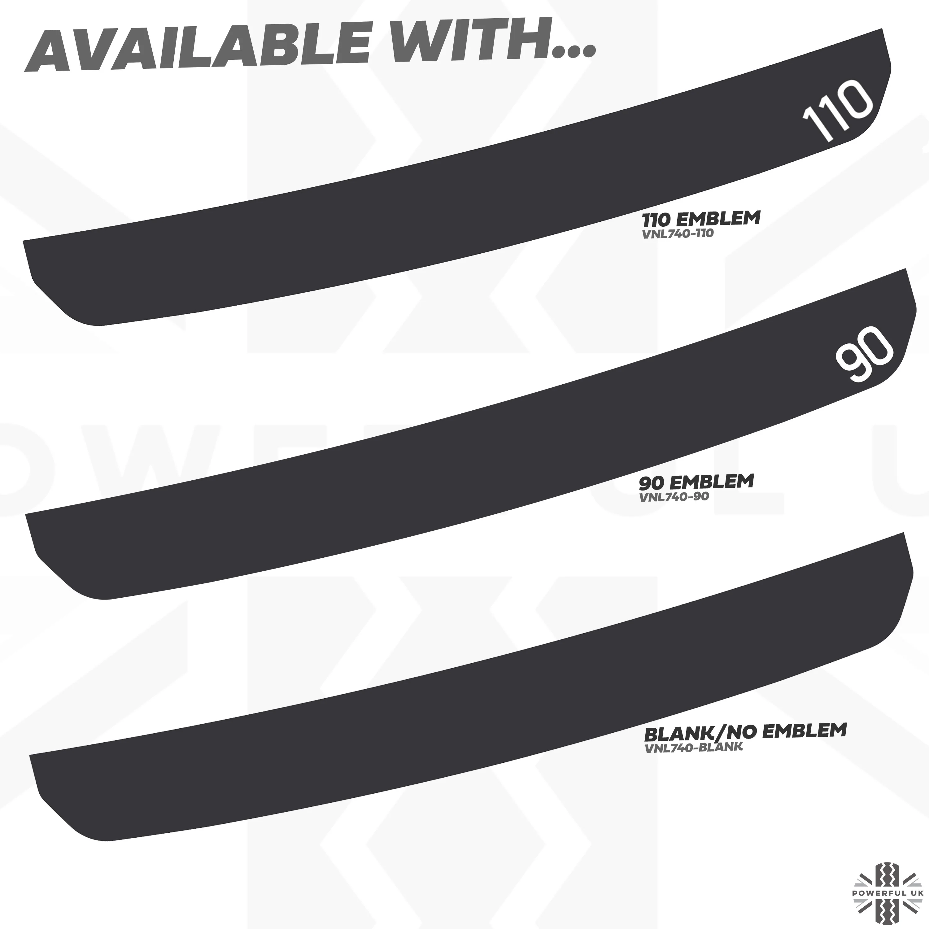 Rear Bumper Protection Decal for Land Rover Defender L663 - no emblem - Image 7