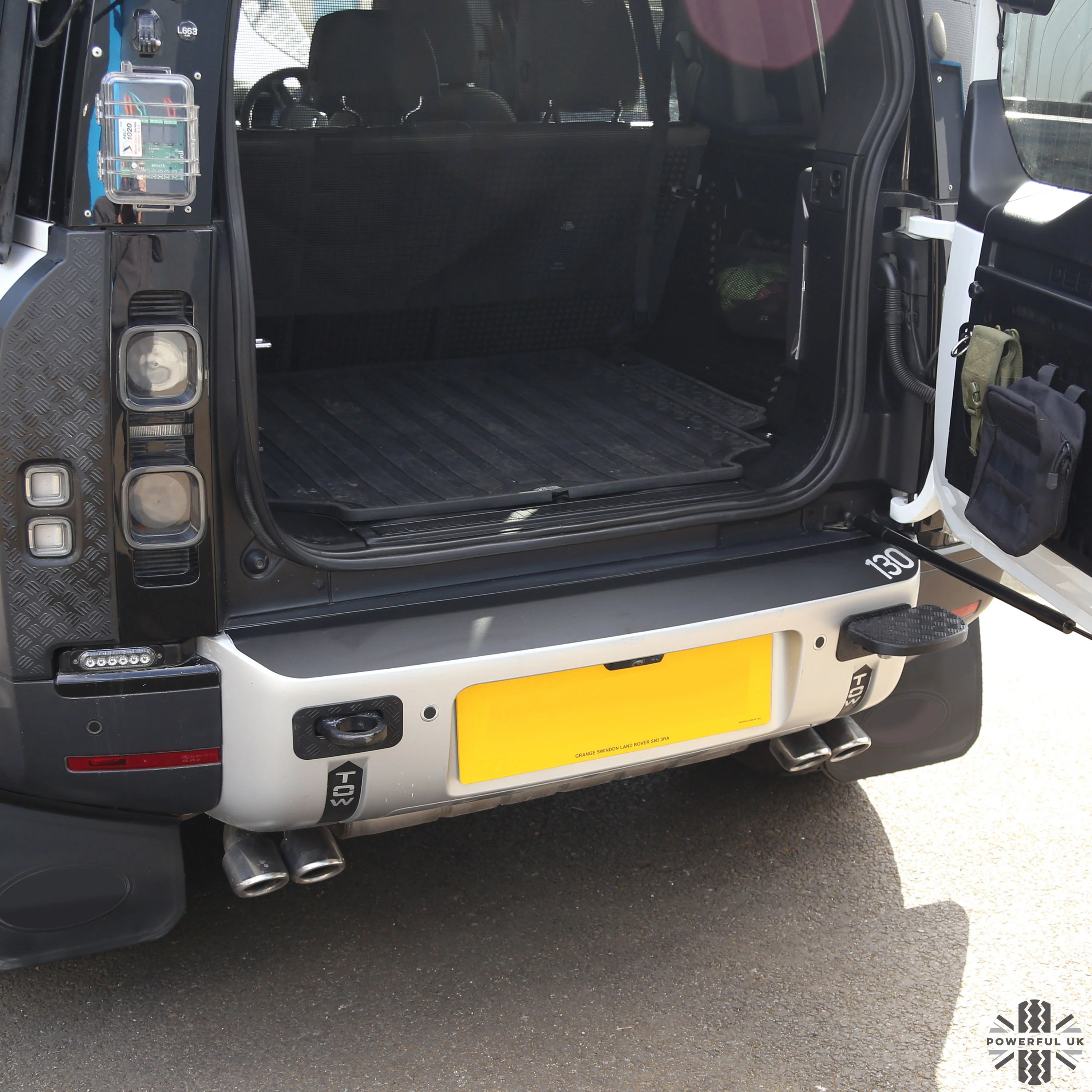 Rear Bumper Protection Decal for Land Rover Defender L663 - with 130 emblem - Image 5