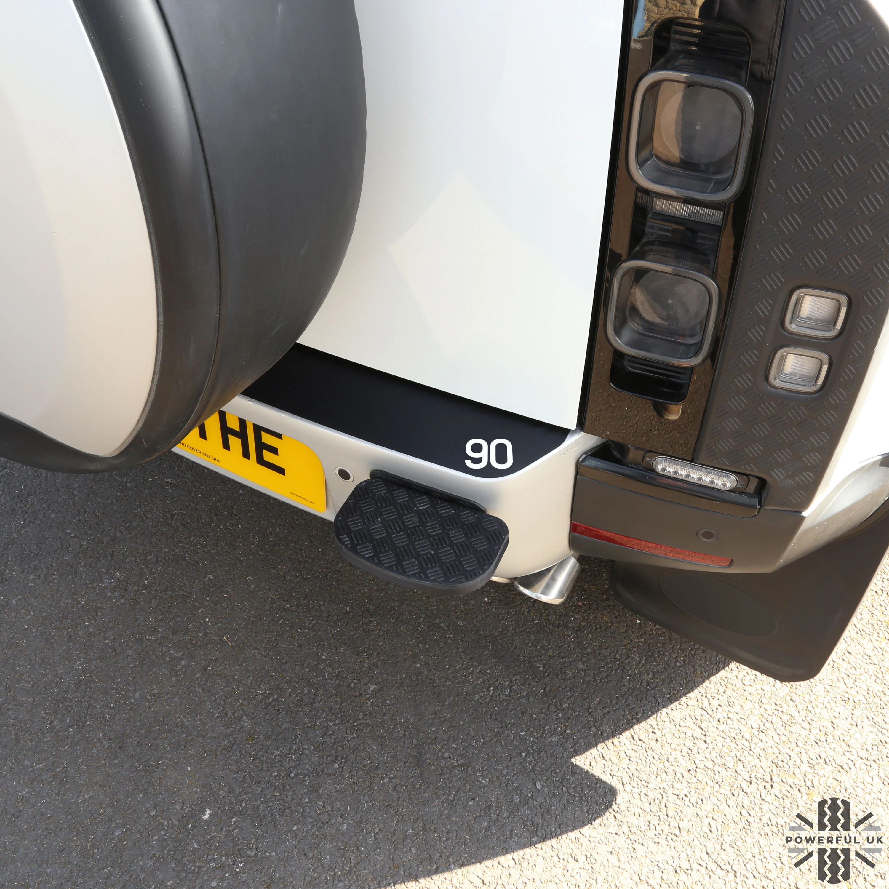 Rear Bumper Protection Decal for Land Rover Defender L663 - with 90 emblem - Image 4