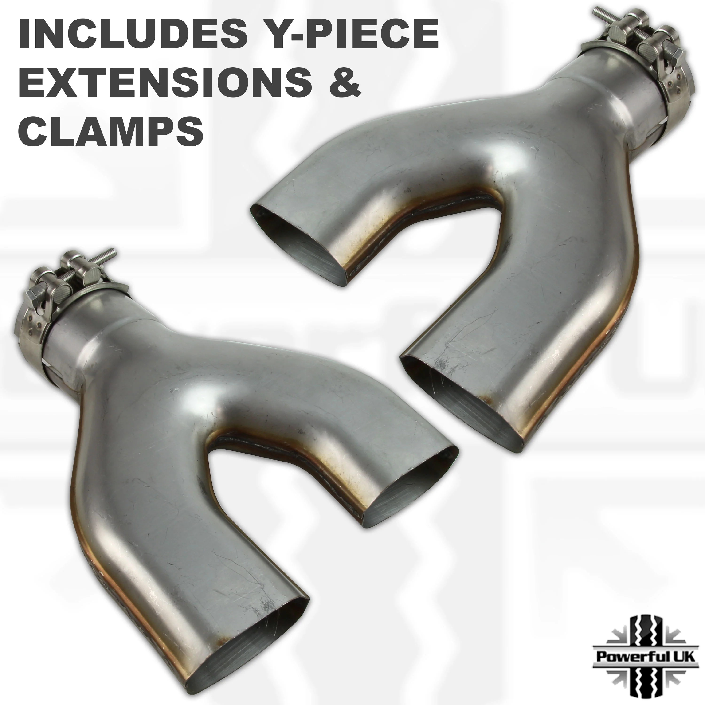 Rear Bumper Quad Exhaust Tips "SVO Style" for Range Rover L405 - Black - Image 3