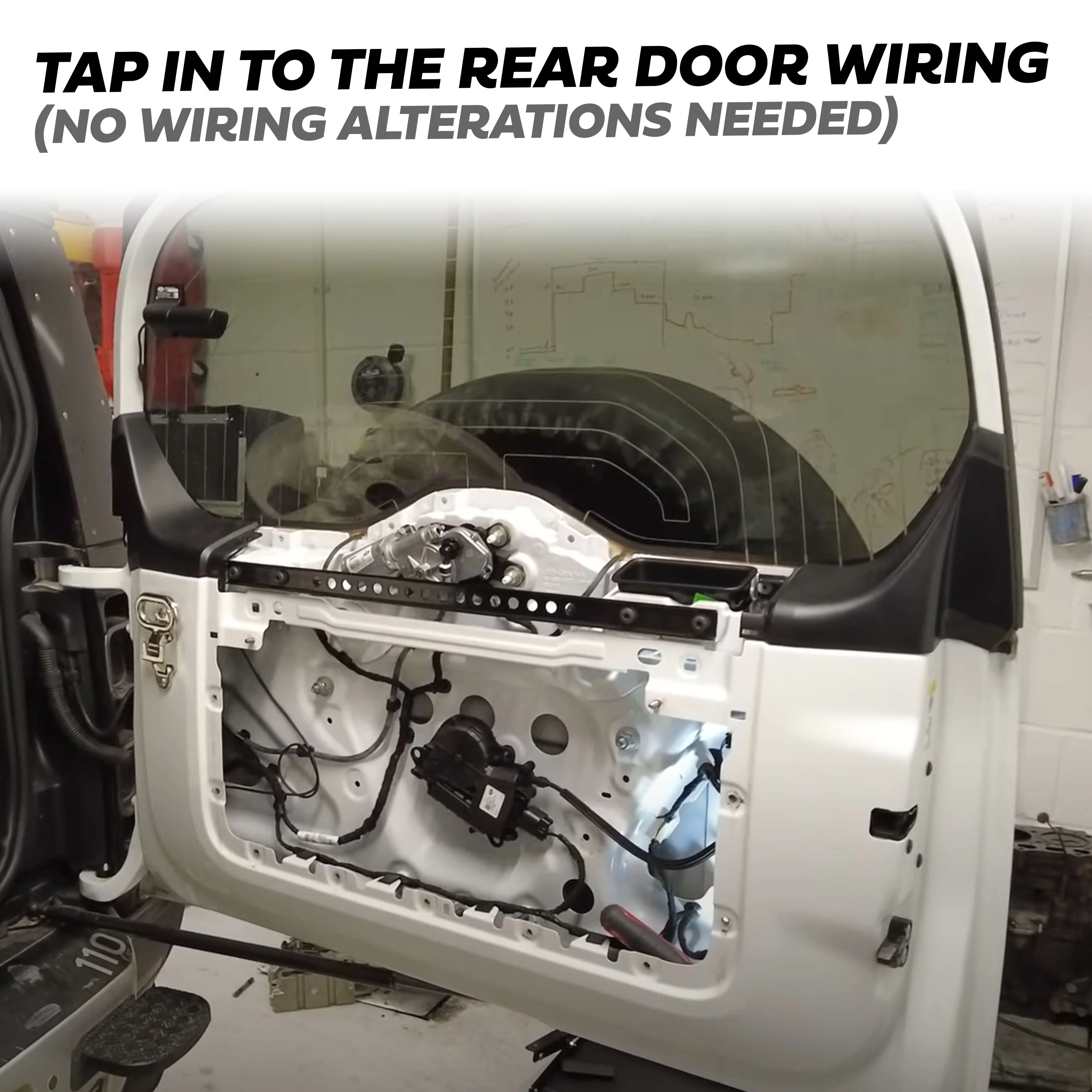 Rear Door Internal Release Kit (Loom+Switch) for Land Rover Defender L663 - Image 4