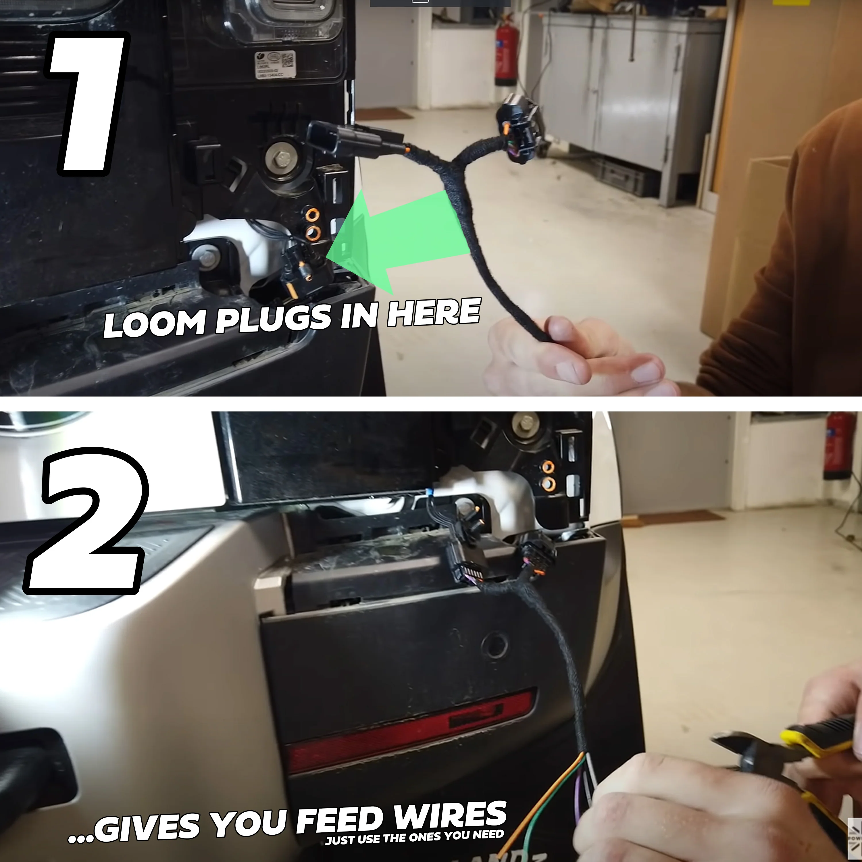 Rear Light Tap-in Looms - PAIR - for Land Rover Defender L663 - Image 5