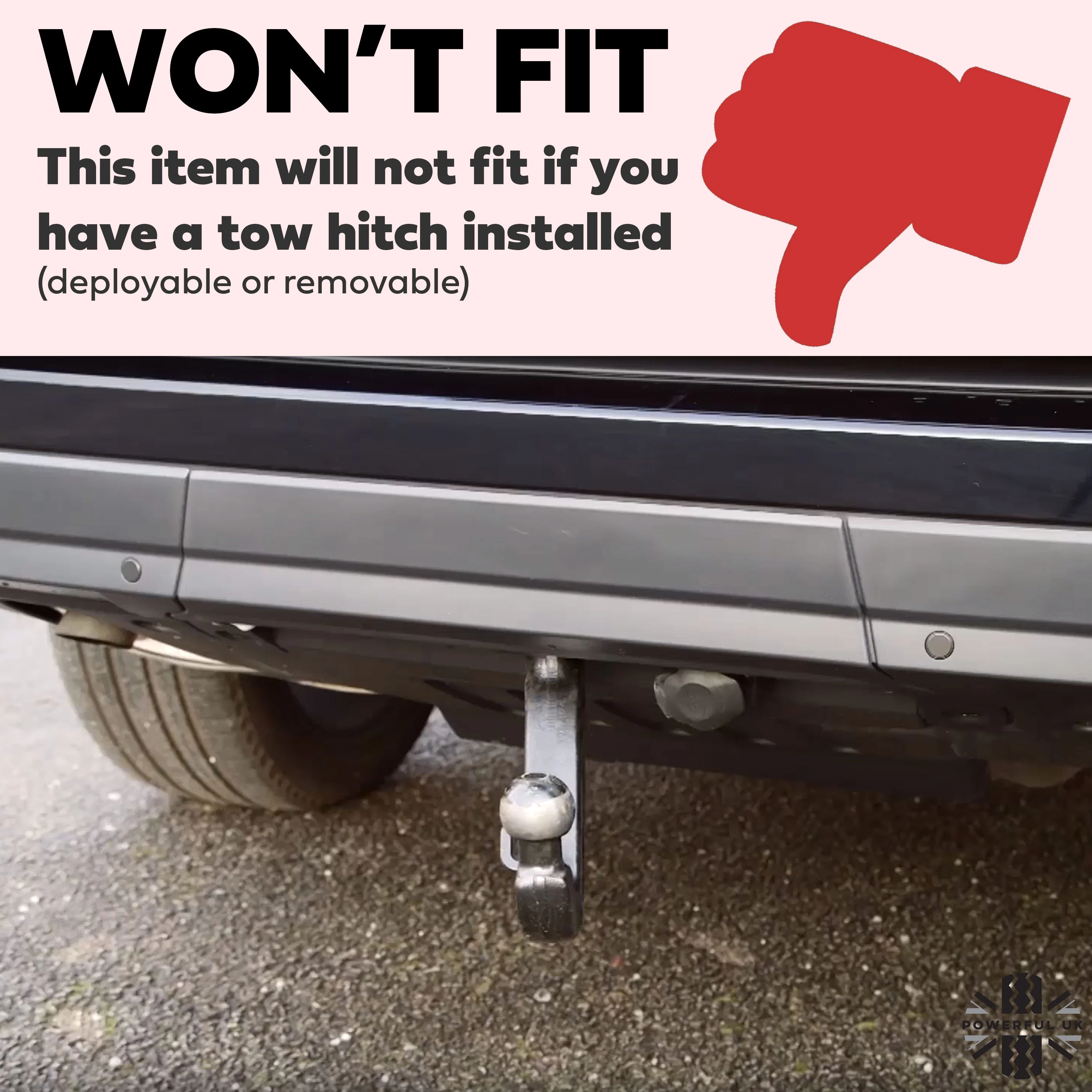 Rear Tow Eye Cover for Range Rover L405 - Aftermarket - Image 6