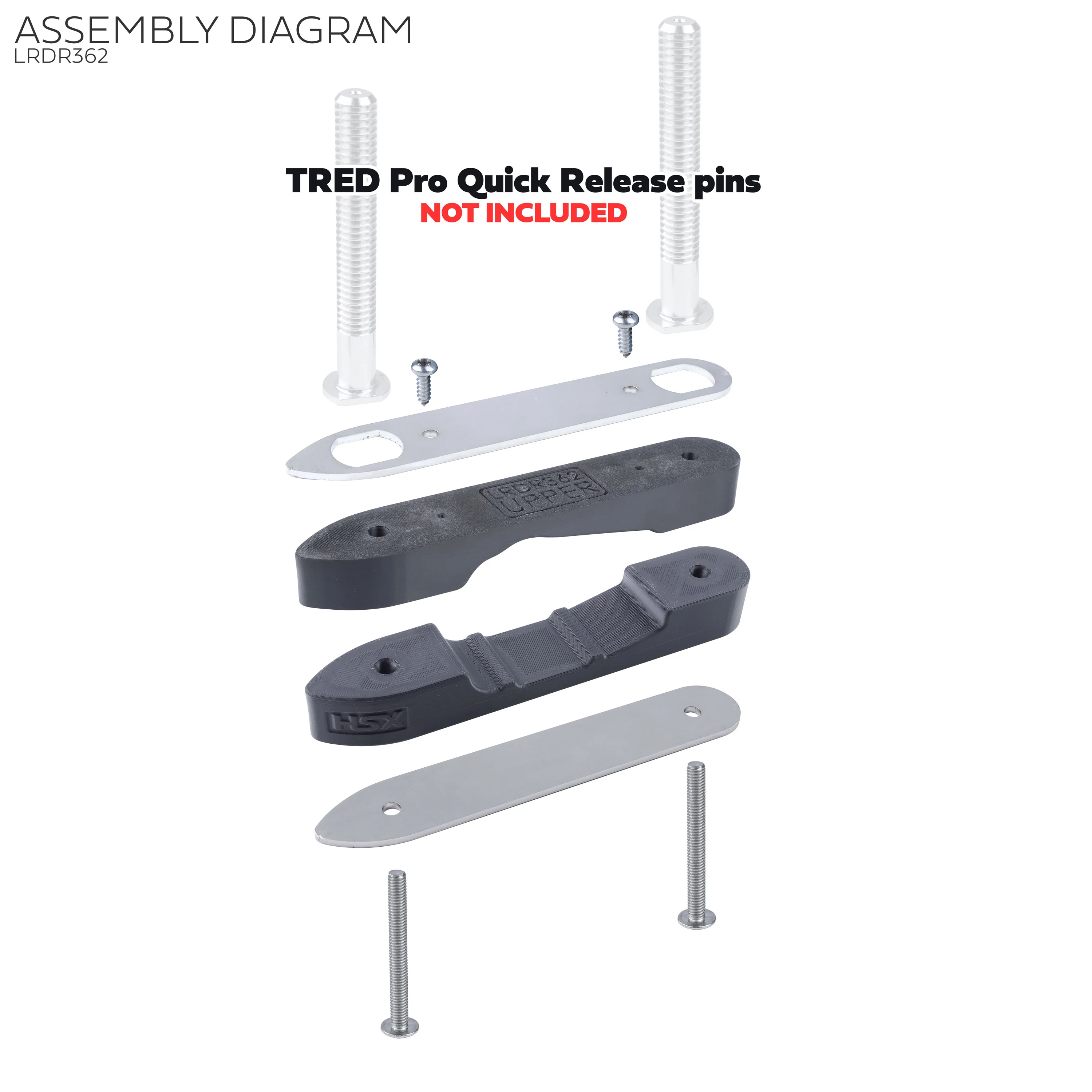 Recovery Board Roof Mount Kit for Land Rover Defender L663 - for ARB Tred Pro - Image 6