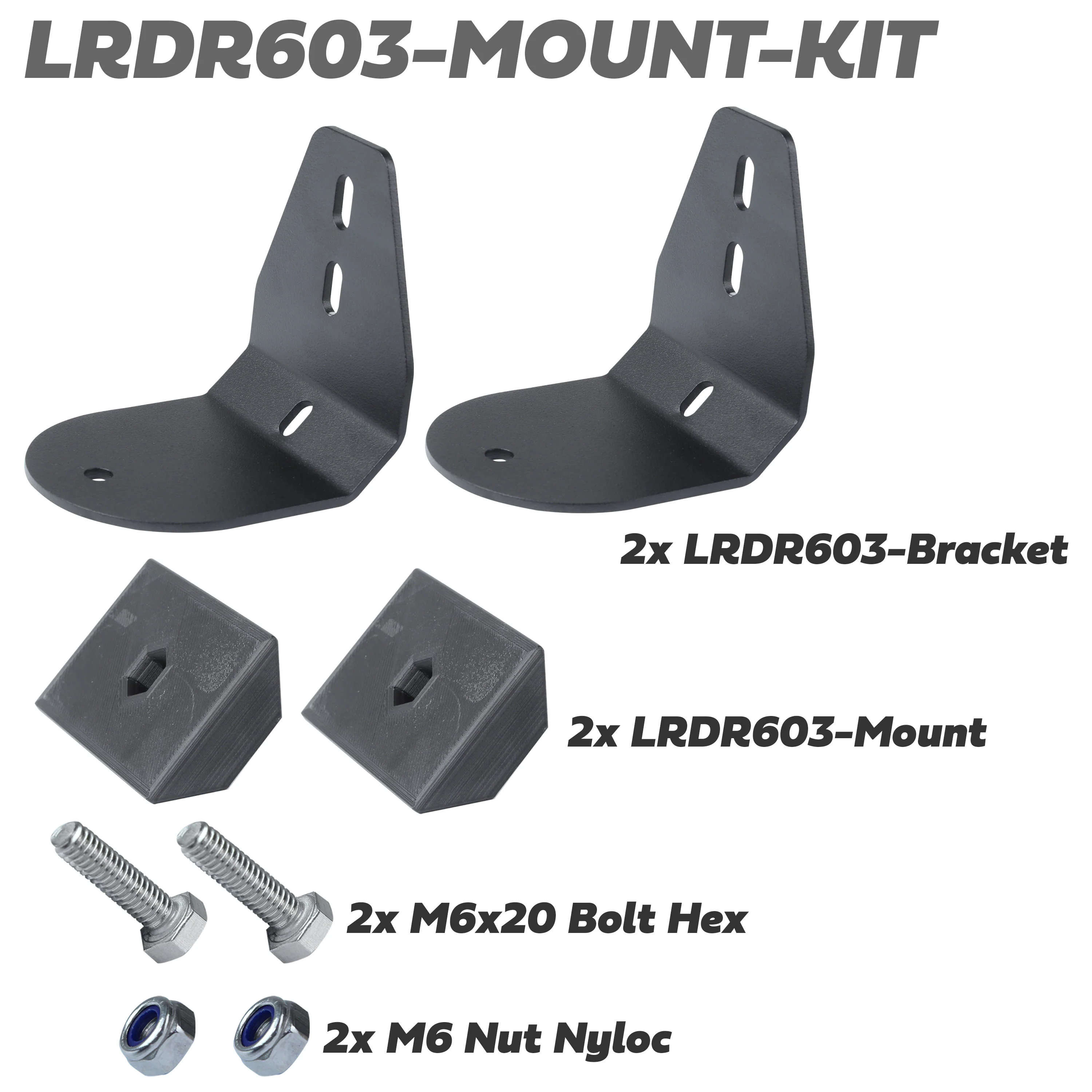 Roof Rack Lightbar Mount Kit for the Land Rover Defender L663 - Image 6