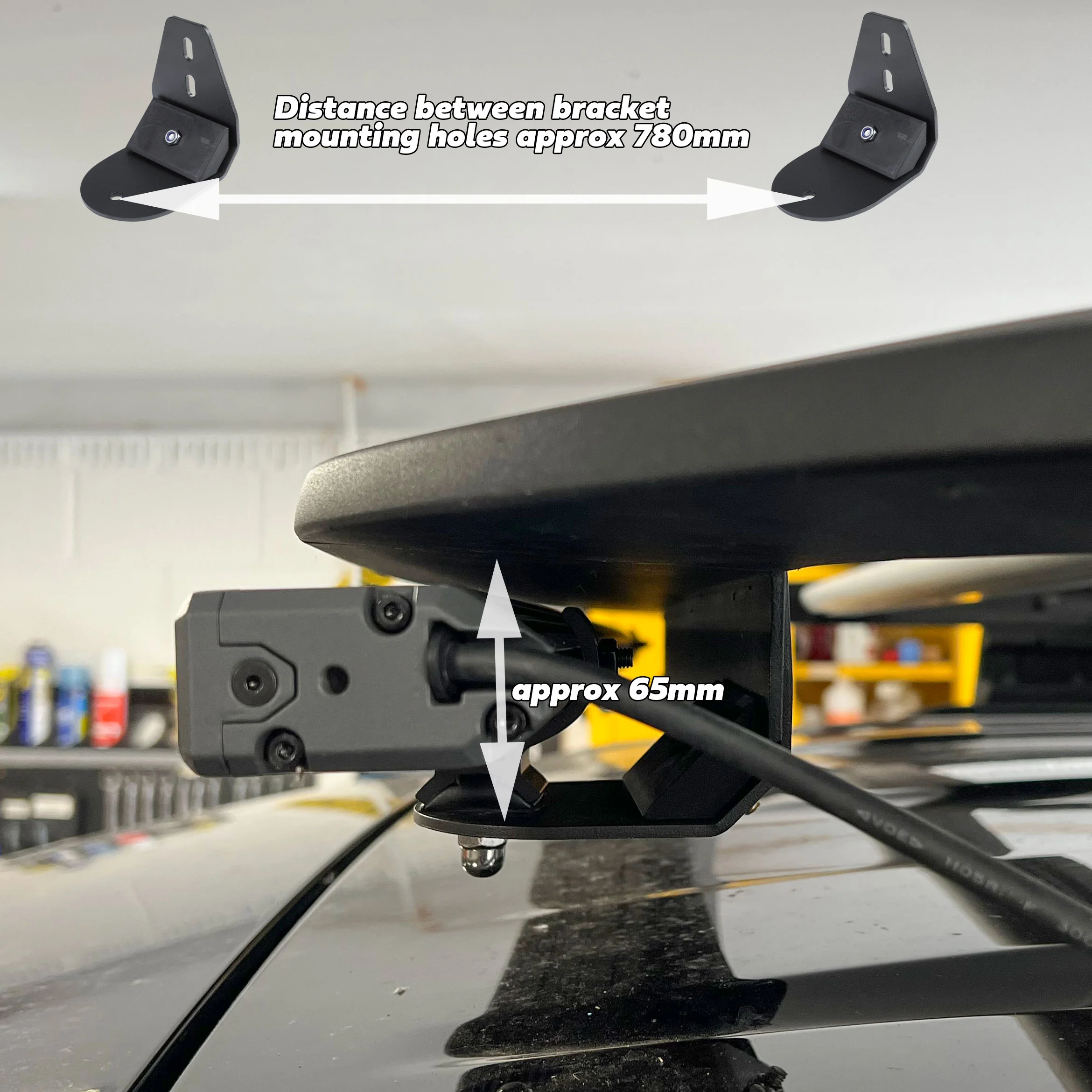 Roof Rack Lightbar Mount Kit for the Land Rover Defender L663 - Image 7