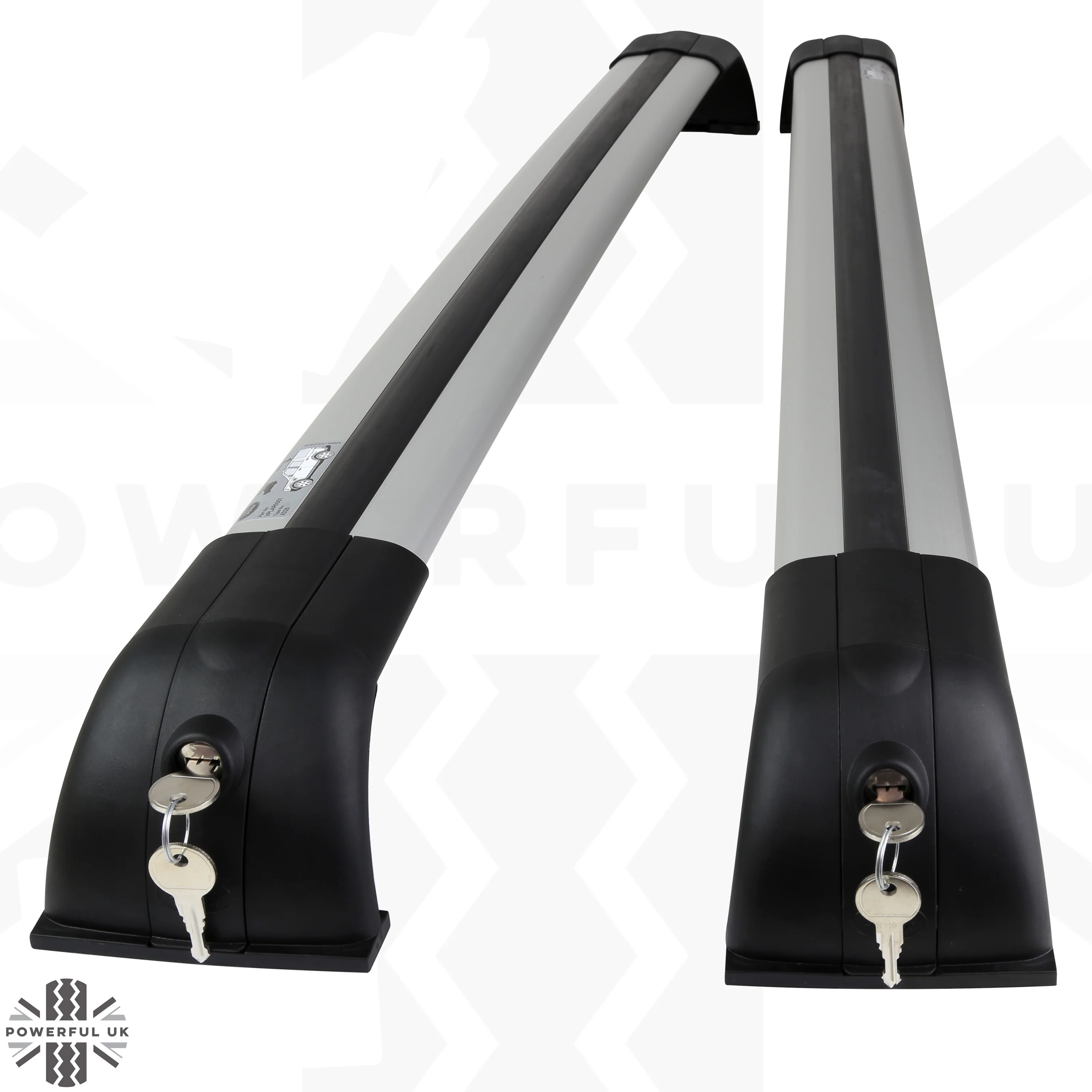 Roof Rack - Locking Cross Bar Kit Genuine - Silver - for Land Rover Discovery 3/ 4 - Image 4