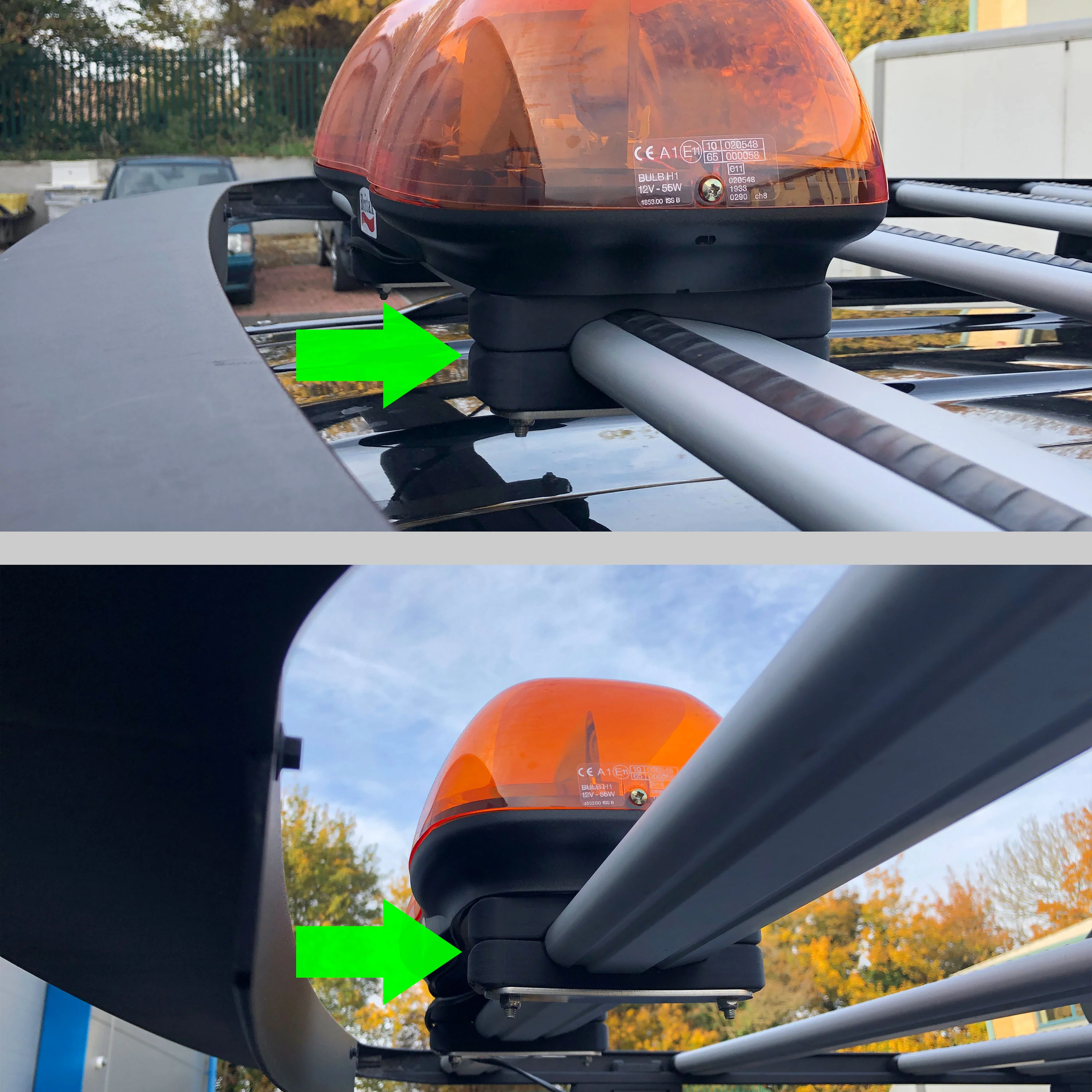 Roof Rack Mount Clamp Kit for Thule Cross Bars - Kit B - Image 4