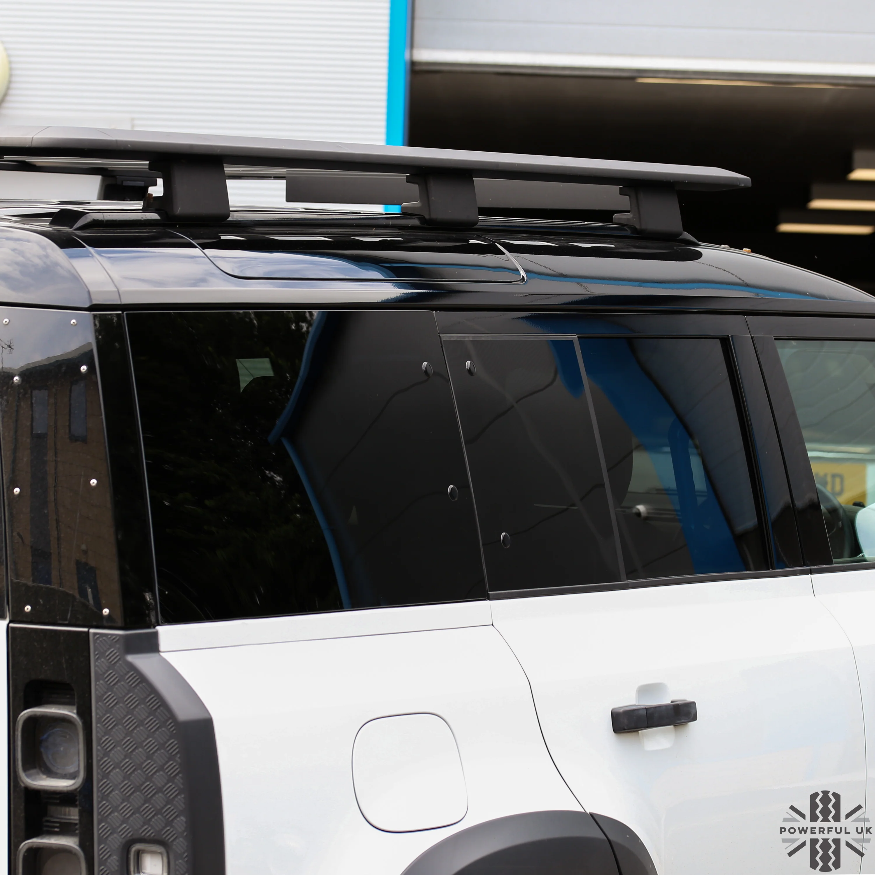 Side Panel Delete Stickers - Black x8 - for Land Rover Defender L663 - Image 3