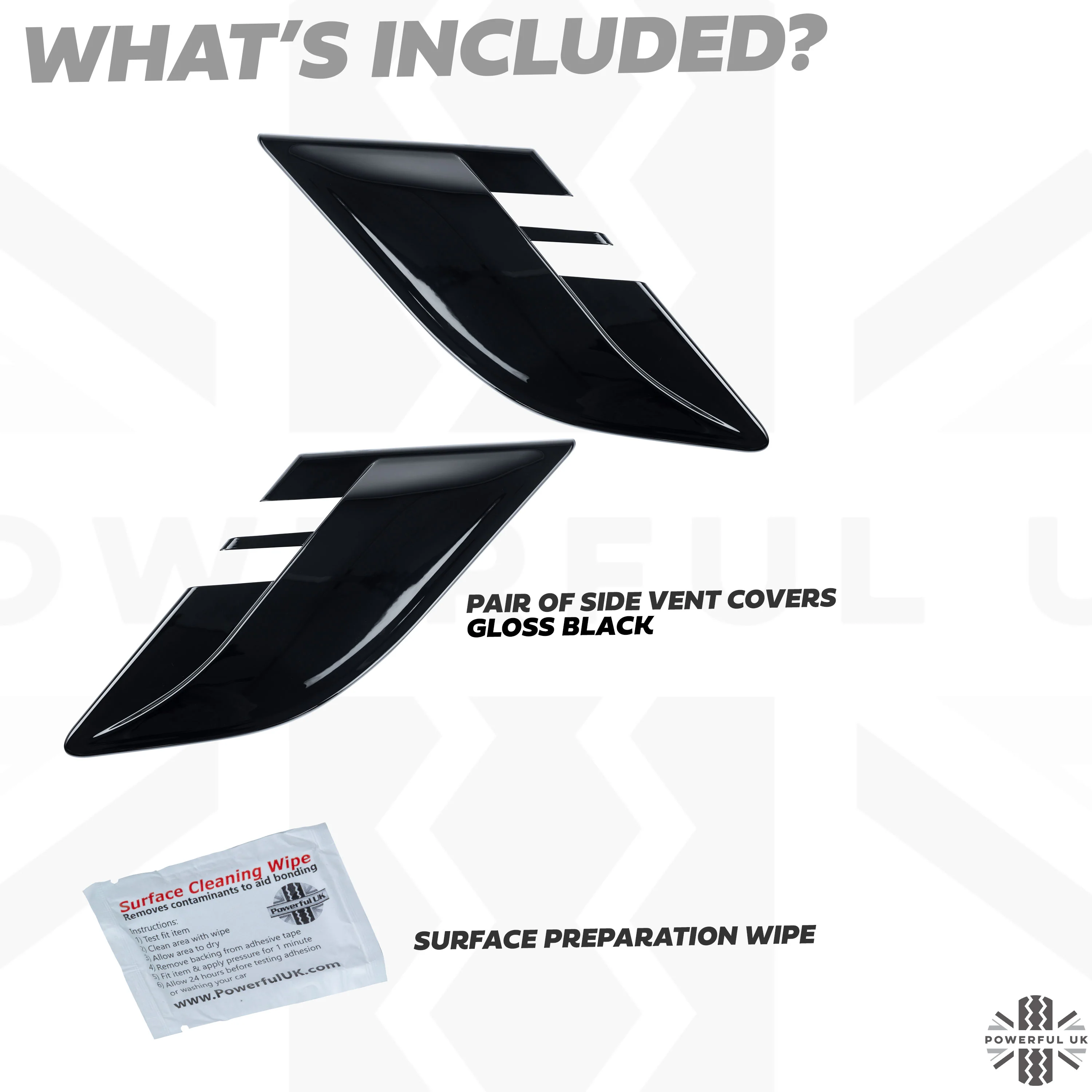 Side Vent Covers for Range Rover Sport L494 - Gloss Black - Image 5
