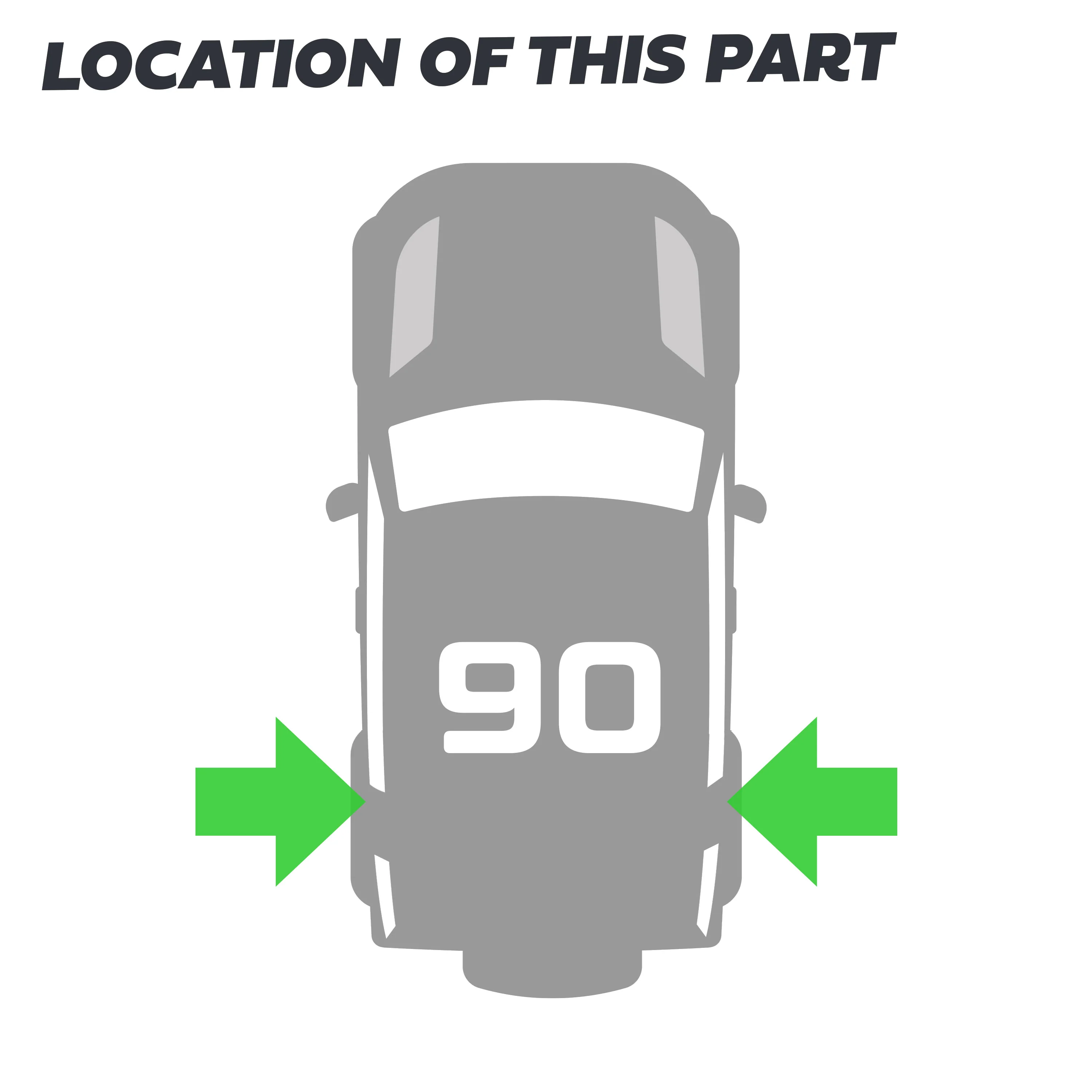 Silver Utility Side Rail for Land Rover Defender L663 90 - PAIR - Image 8