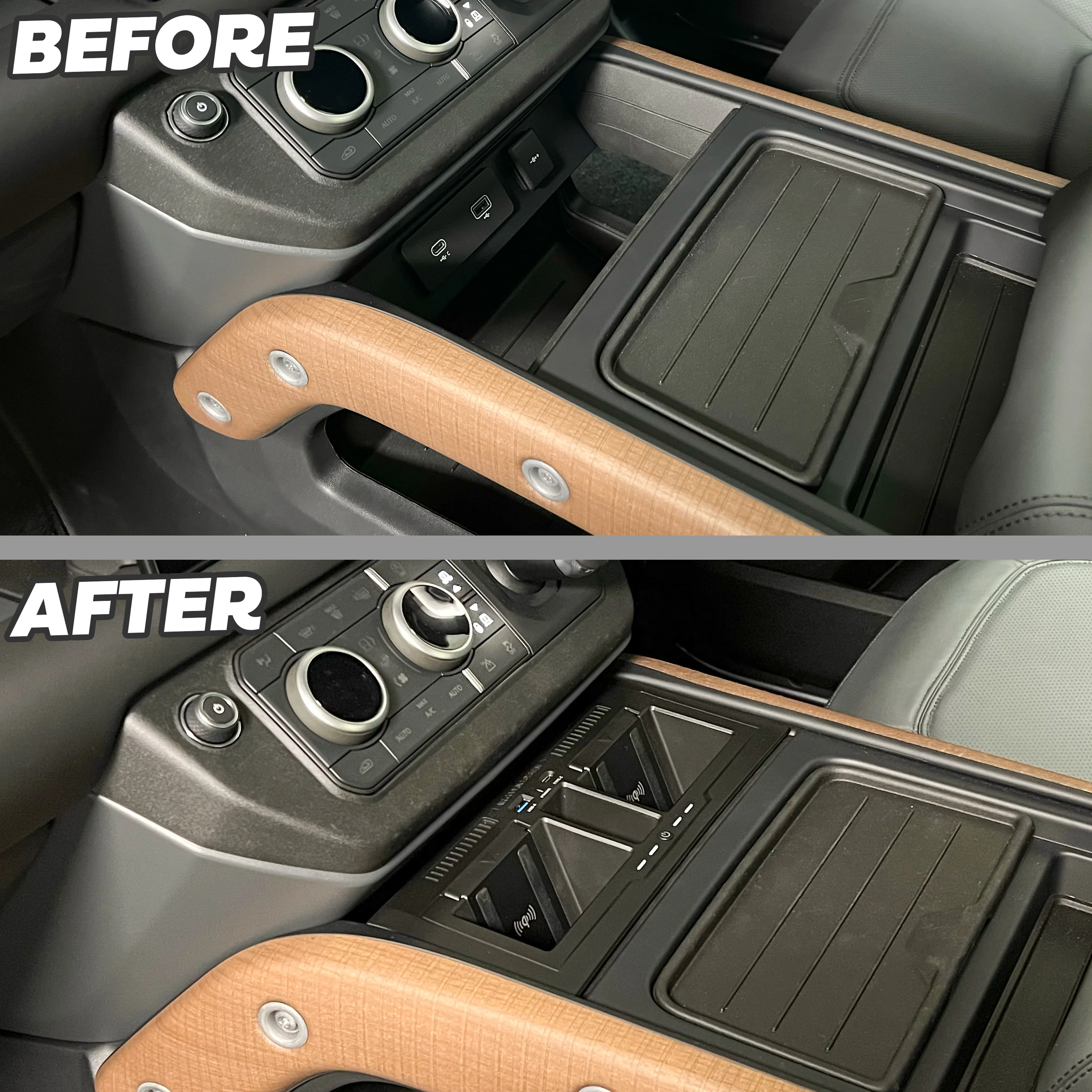 Twin Dock Wireless Charger for Land Rover Defender L663 - Image 12