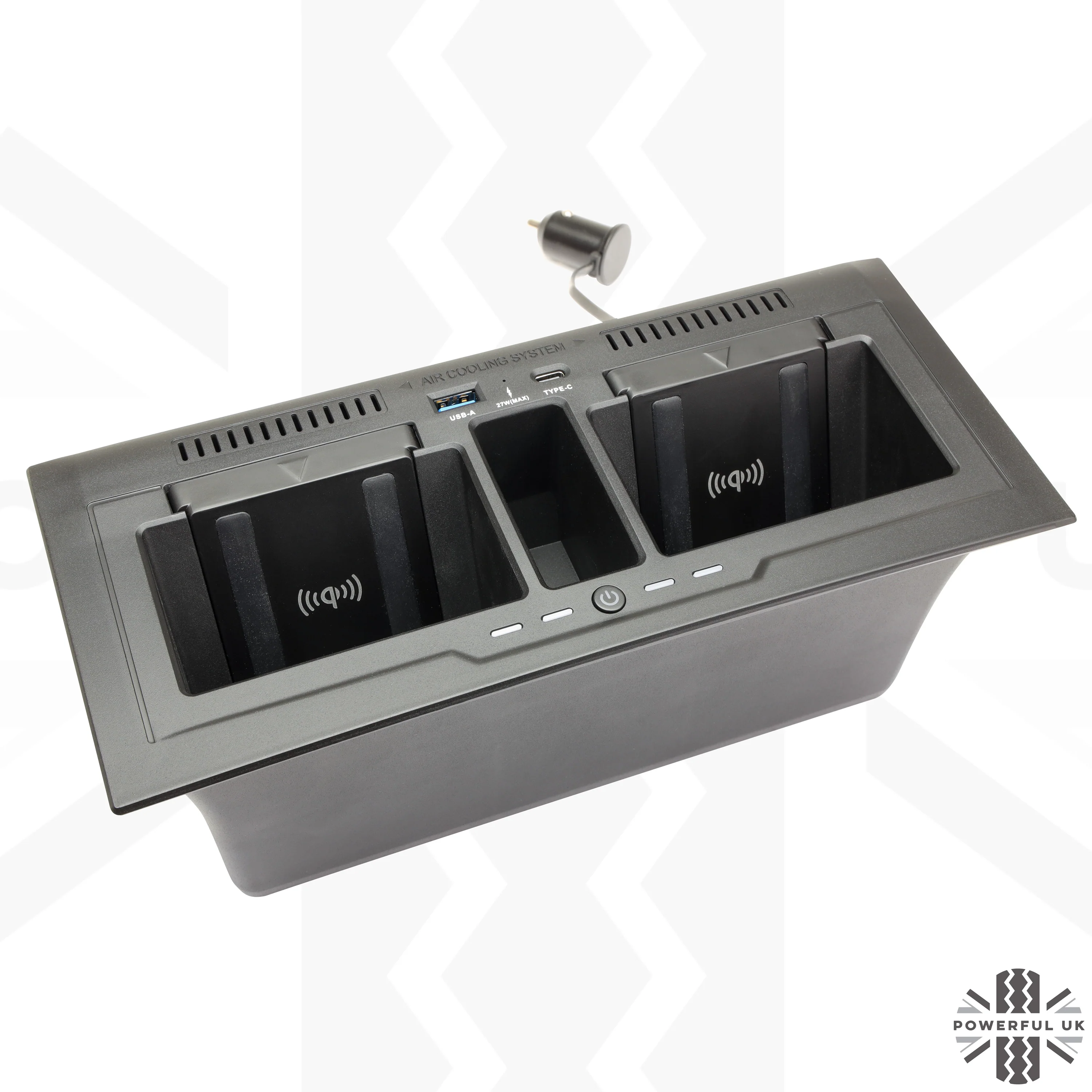 Twin Dock Wireless Charger for Land Rover Defender L663 - Image 4