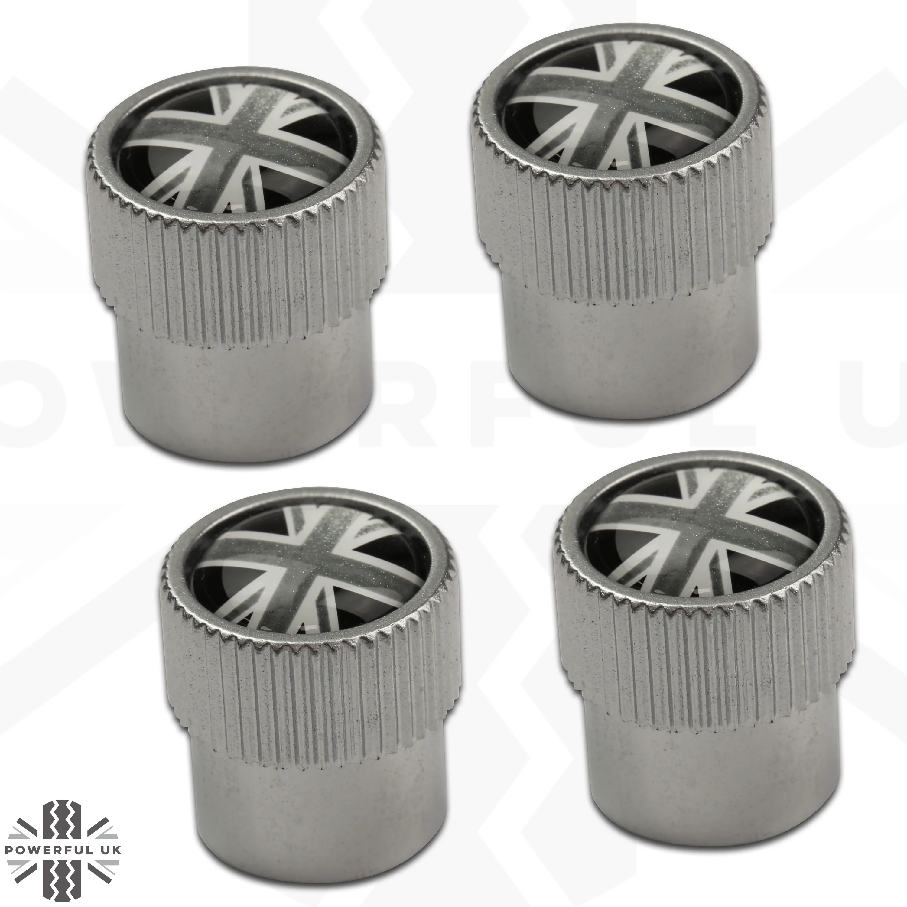 "Union Jack" Dust Valve Caps (4pc) Aftermarket for Land Rover - Image 5