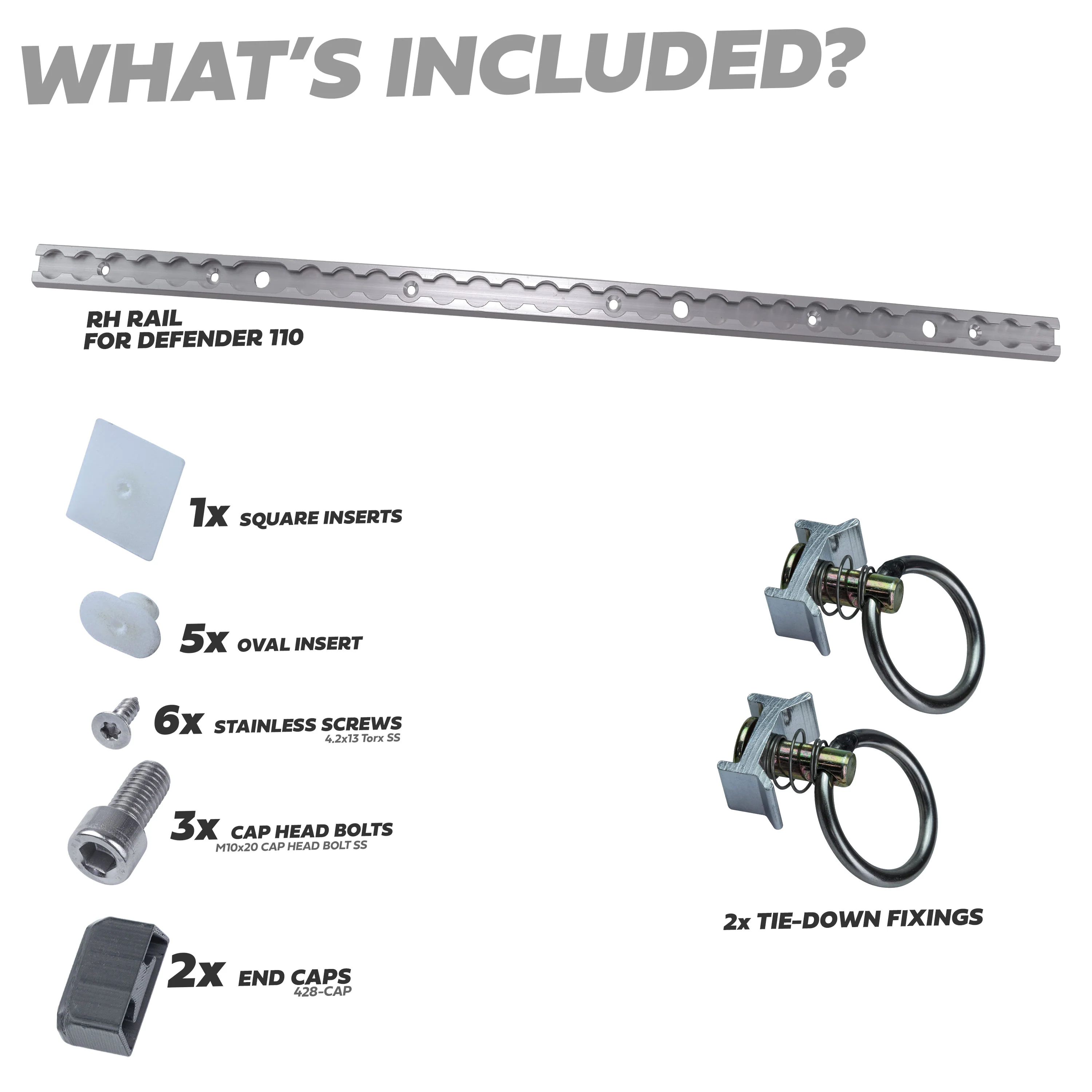 Utility Side Rail for Land Rover Defender L663 110 - Right - Image 4